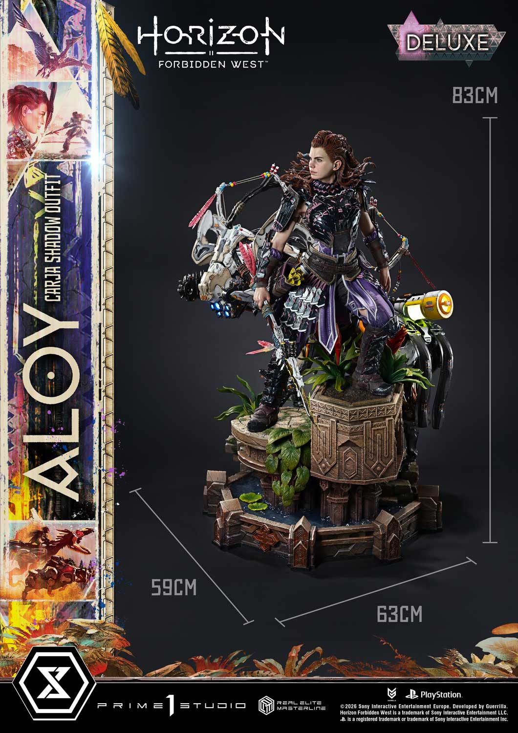 Horizon Forbidden West Aloy Carja Shadow Outfit DX Bonus Version By Prime 1 Studios