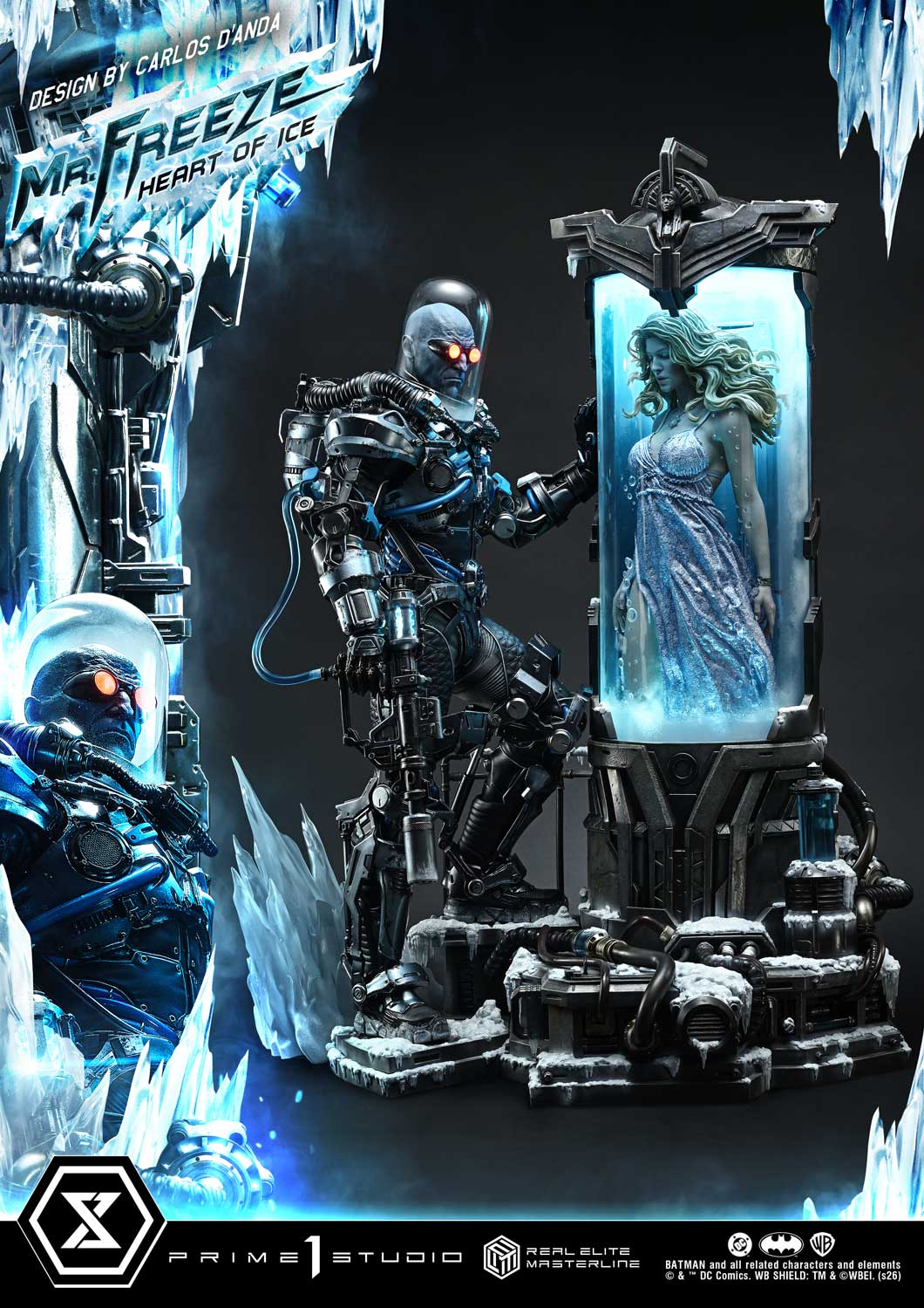 Mr. Freeze Heart of Ice (Design by Carlos D'Anda) DX Bonus Ver. 1/3 statue By Prime 1 Studio