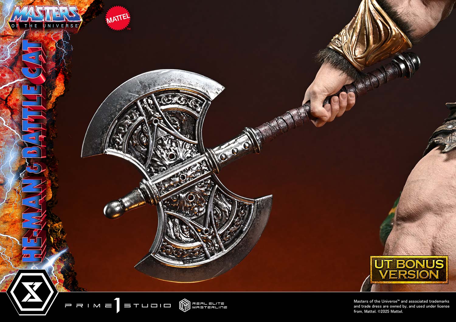 Masters of the Universe He-Man & Battle Cat Ultimate Bonus version By Prime 1 Studio