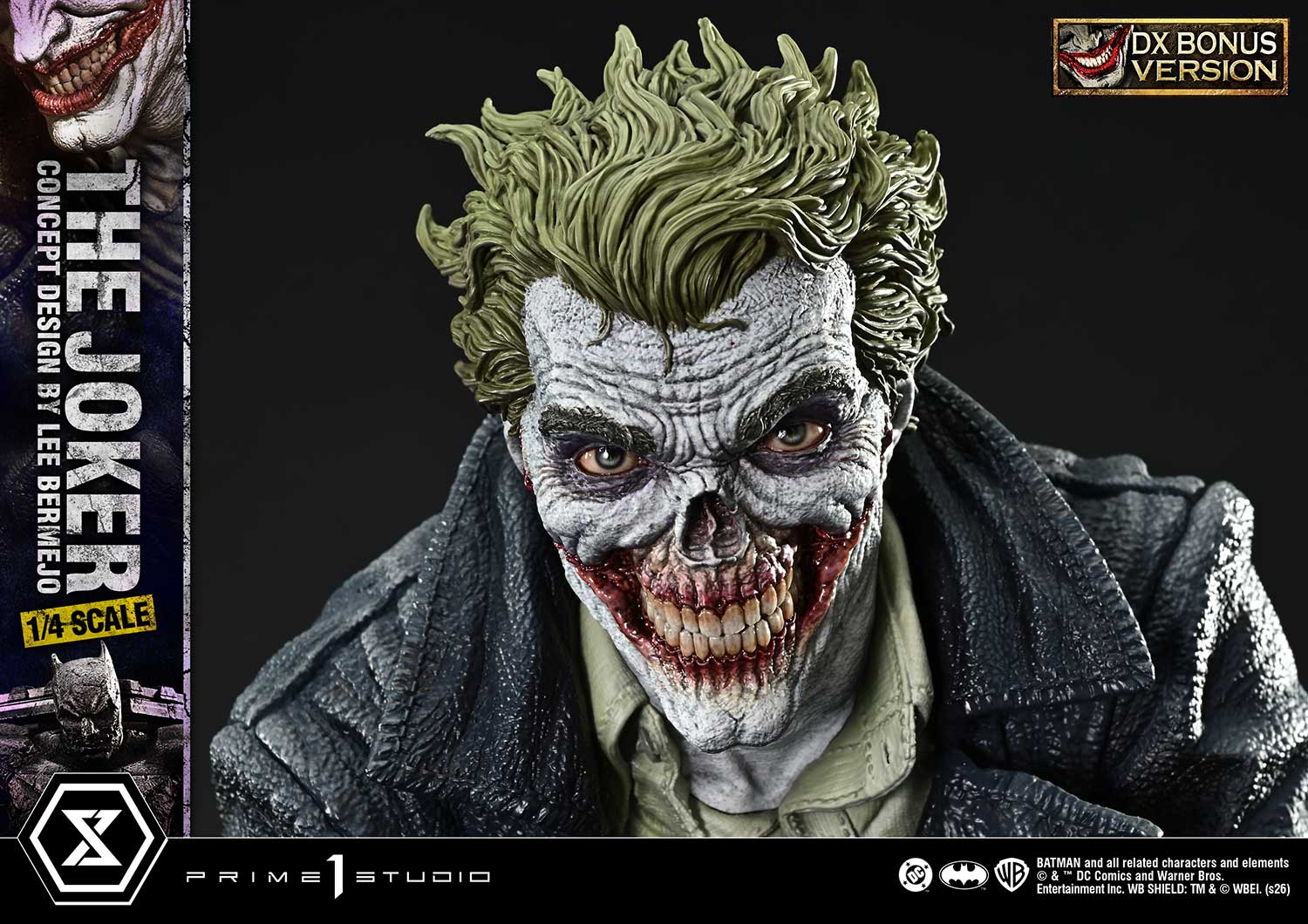 The Joker (Concept Design by Lee Bermejo) DX Bonus Ver. 1/4 Scale by Prime 1 Studio