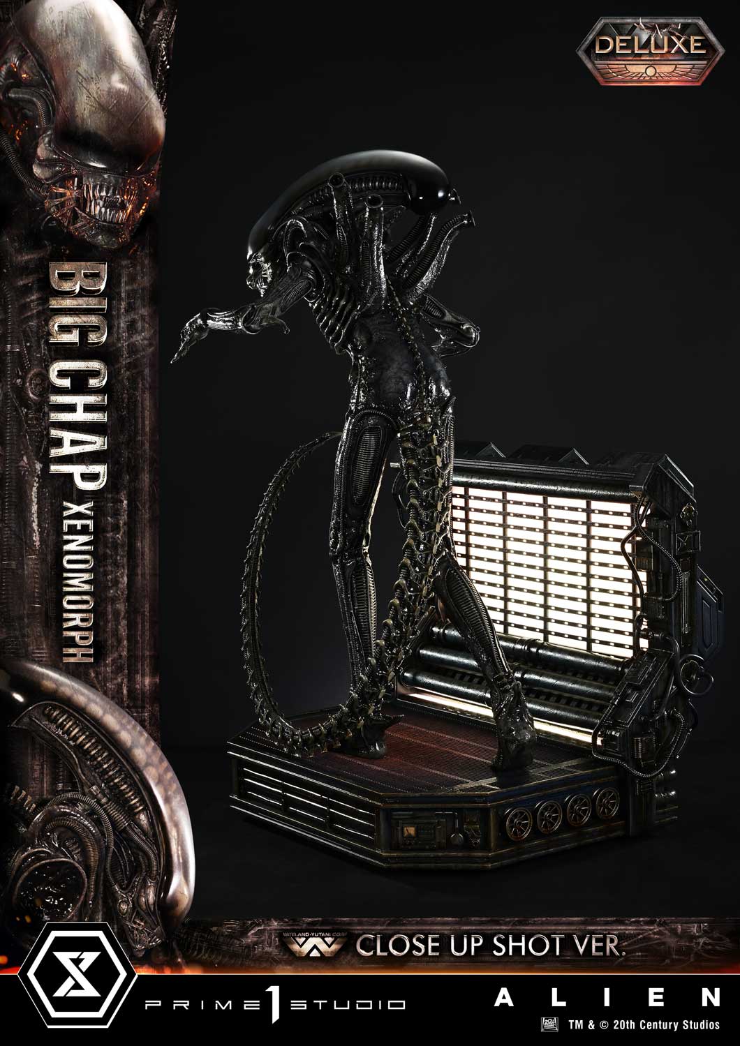 Alien (Film) Big Chap Xenomorph Close Up Shot ver. Deluxe Bonus By Prime1 Studio