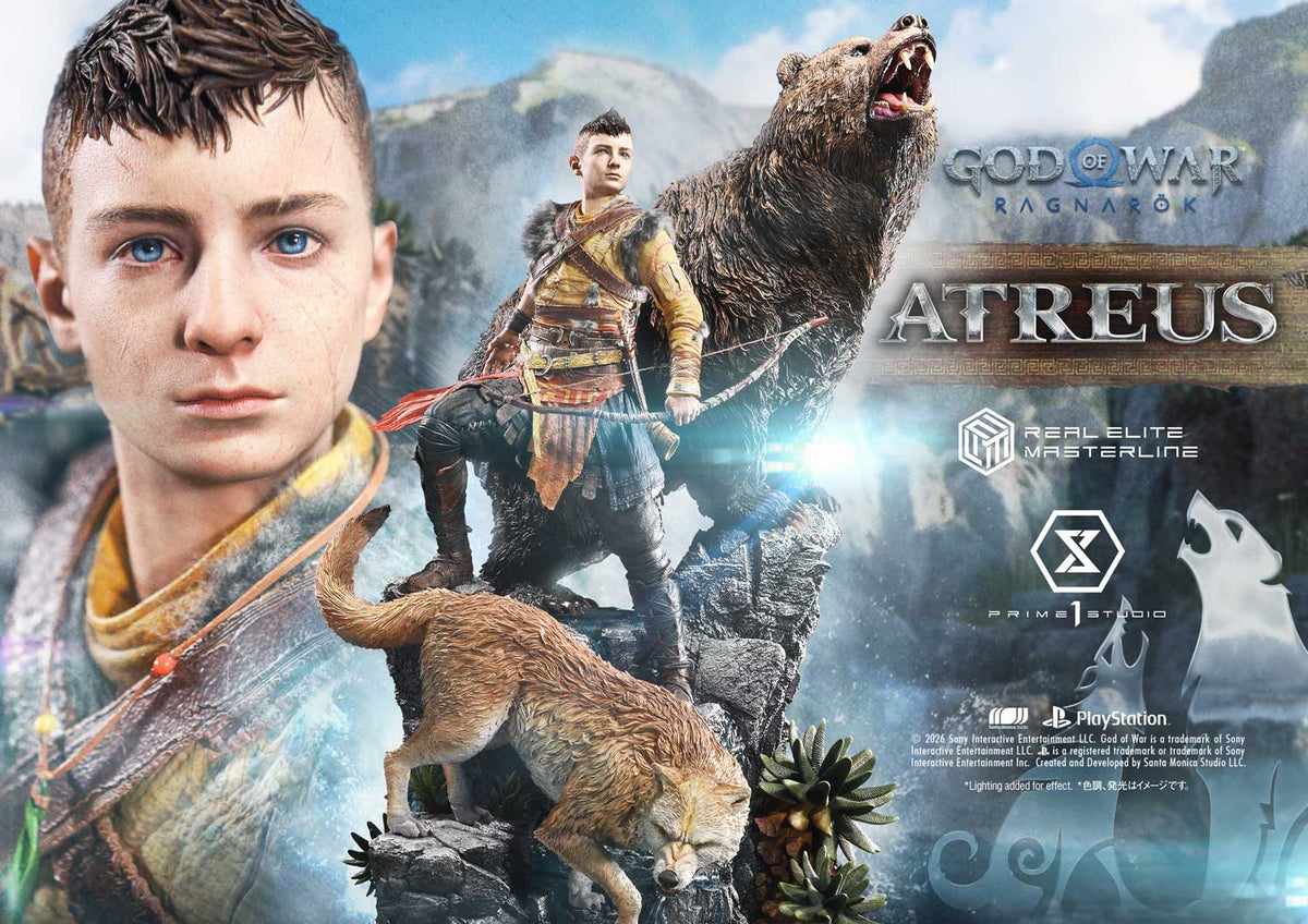 God Of War: Ragnarok Atreus Deluxe Bonus Version Statue By Prime1 Studios