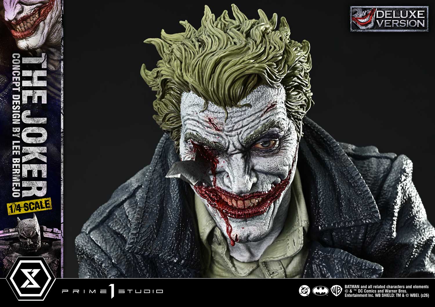The Joker (Concept Design by Lee Bermejo) DX Bonus Ver. 1/4 Scale by Prime 1 Studio