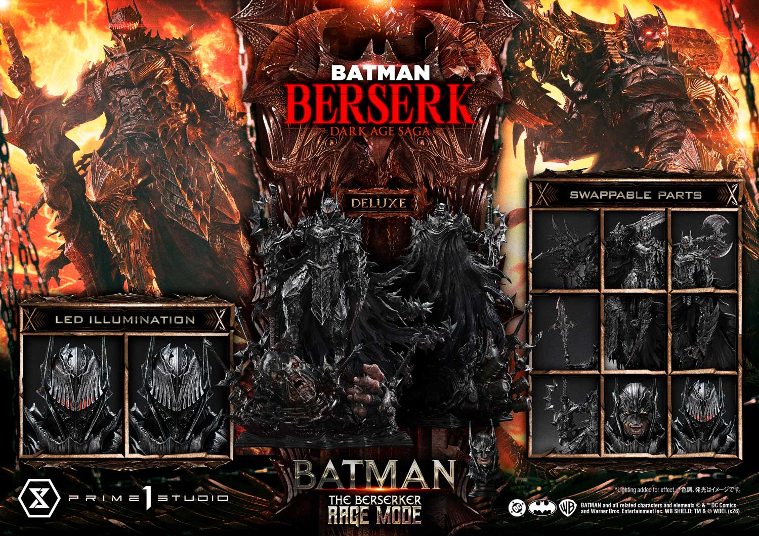 Batman: The Berserker Rage Mode DX Bonus Version Statue By Prime 1 studio
