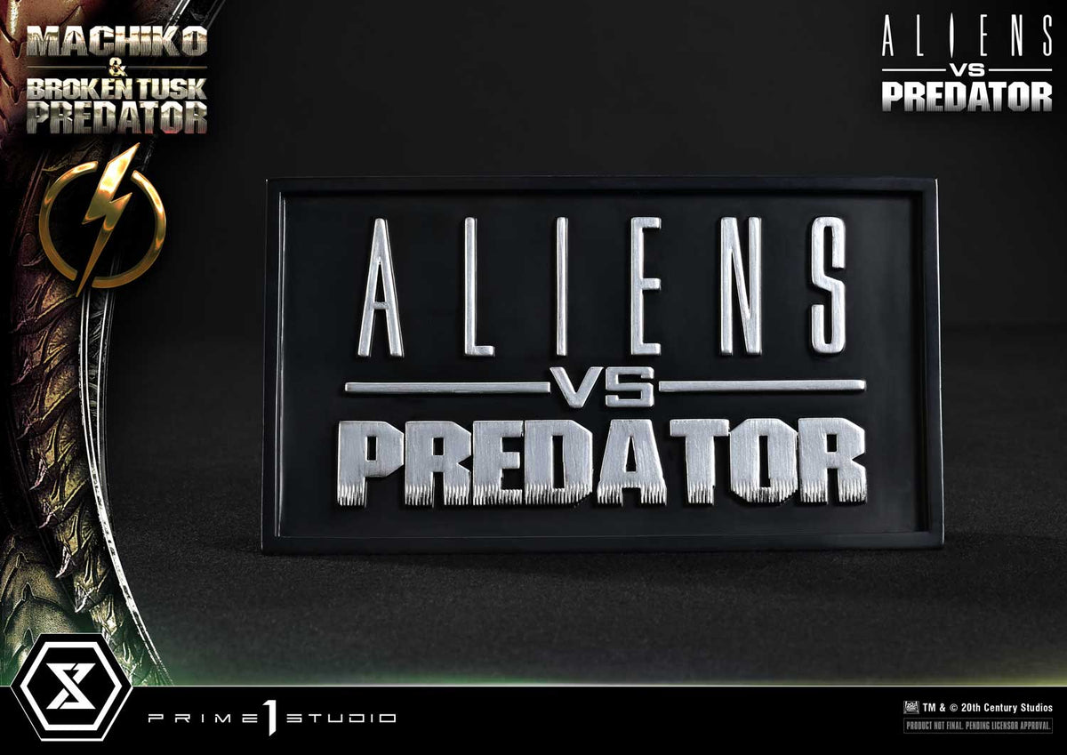 Machiko & Broken Tusk Predator (Aliens vs. Predator Comic) DX Bonus 1/4 Statue by Prime 1 Studio