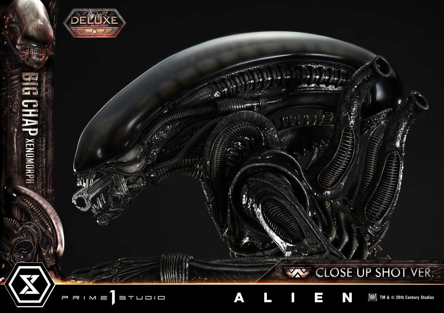 Alien (Film) Big Chap Xenomorph Close Up Shot ver. Deluxe Bonus By Prime1 Studio