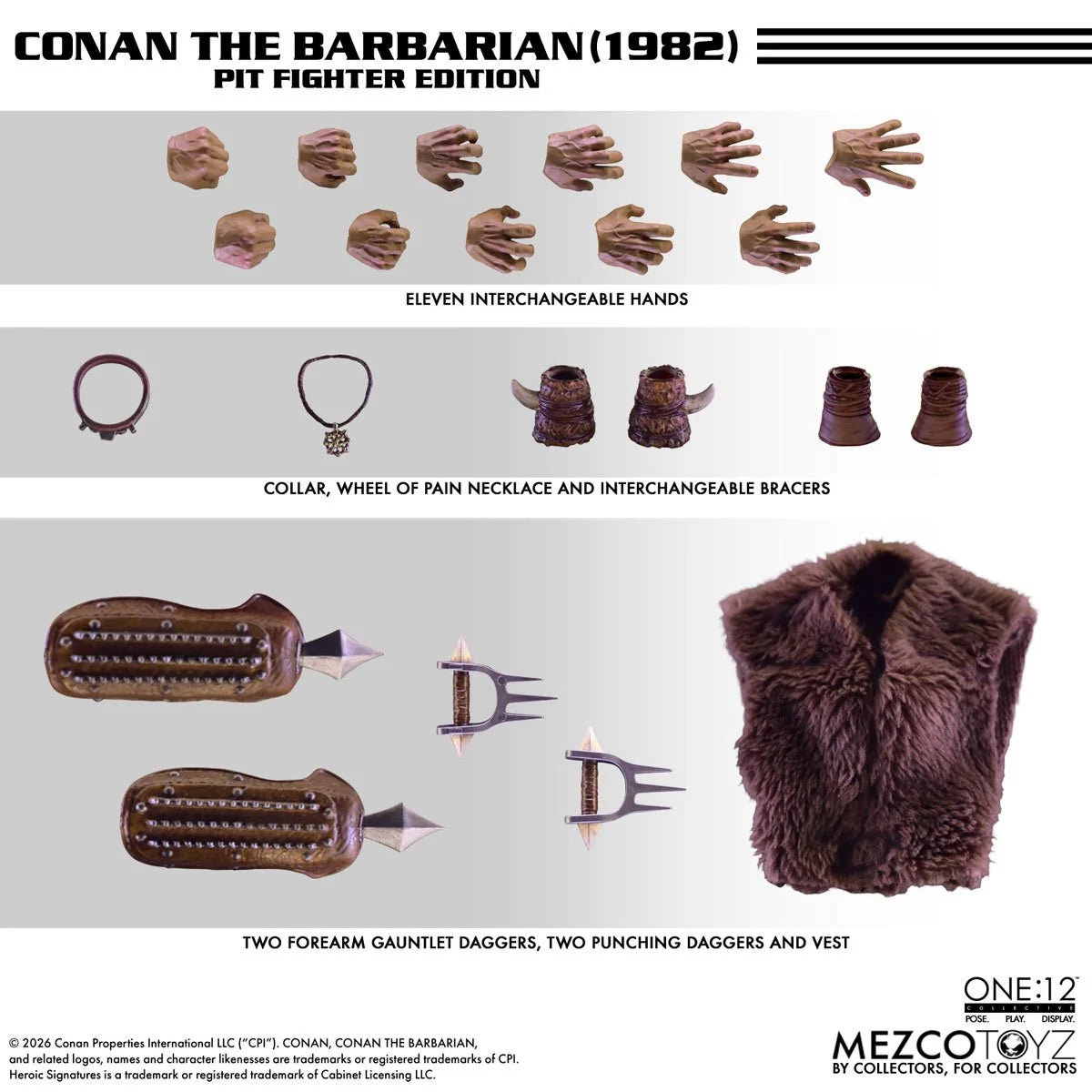 Conan The Barbarian (1982): Pit Fighter Edition One:12 Collective Action Figure By Mezco