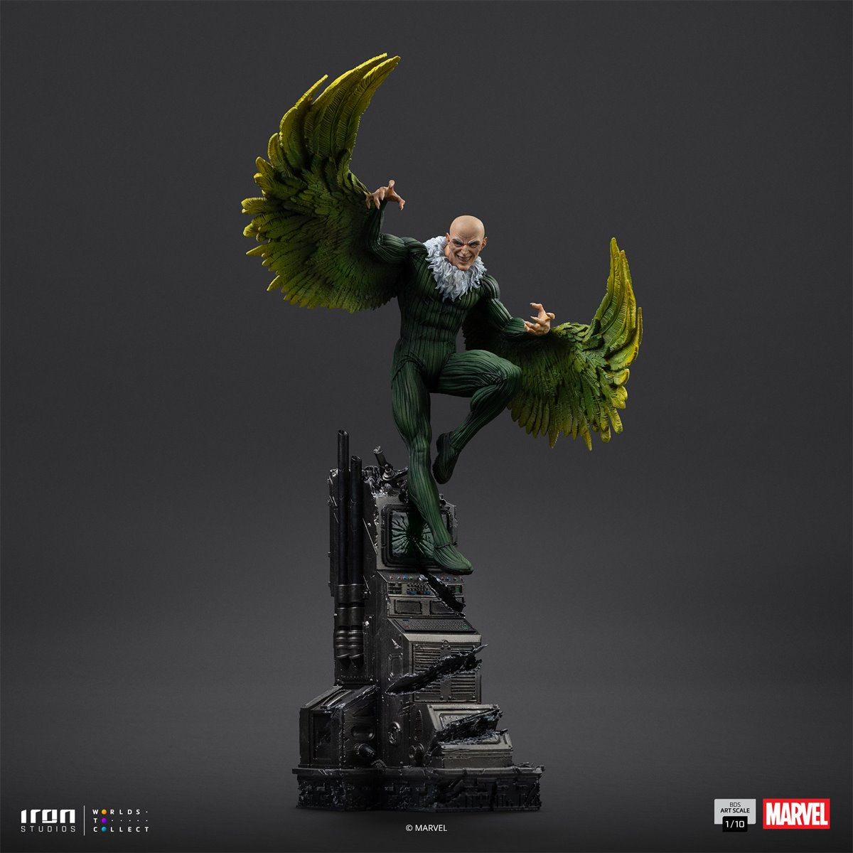 Vulture Spider-Man vs Villains Battle Diorama Series Statue By Iron Studios