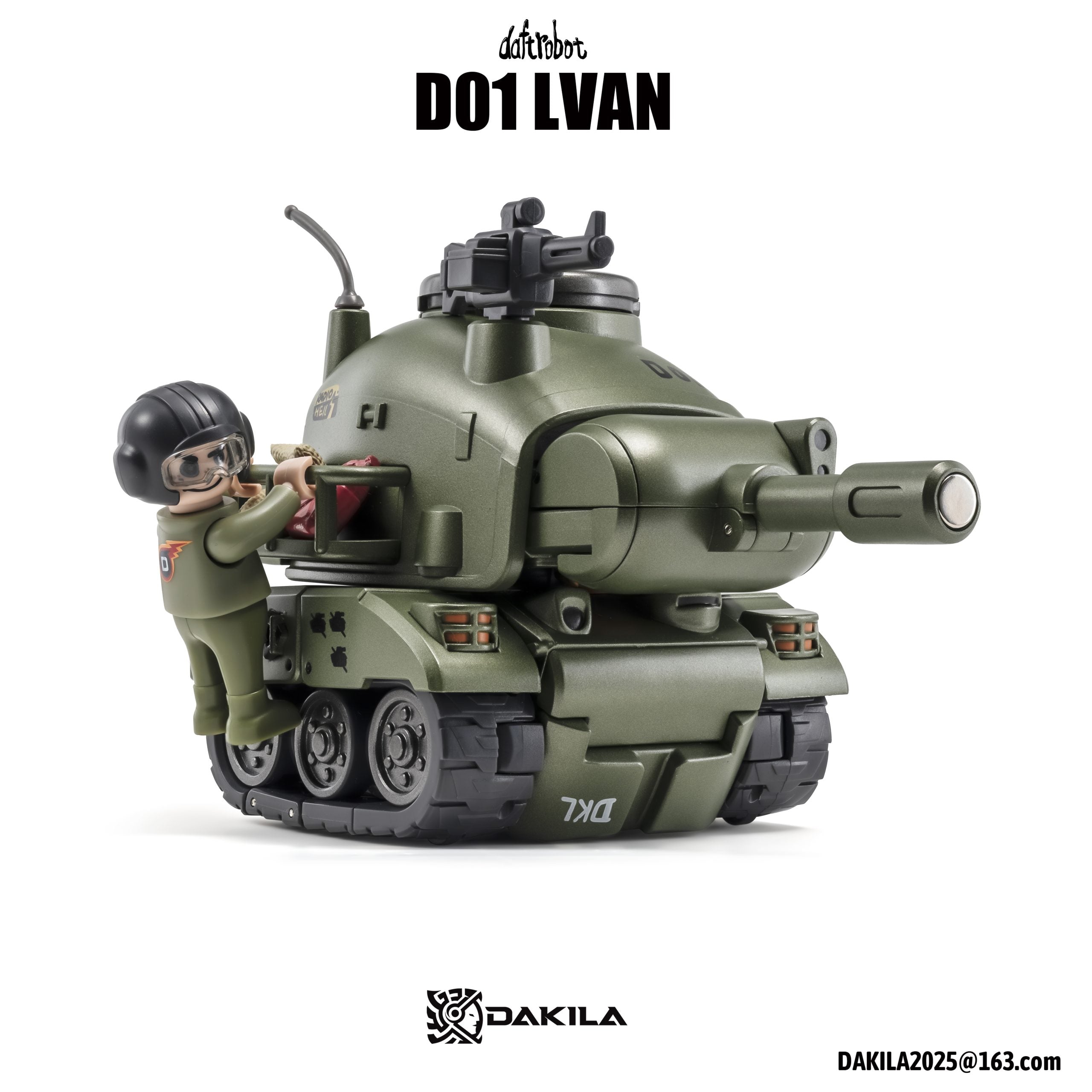 DAFTBOTS Series Hell March D01 LVAN Action Figure
