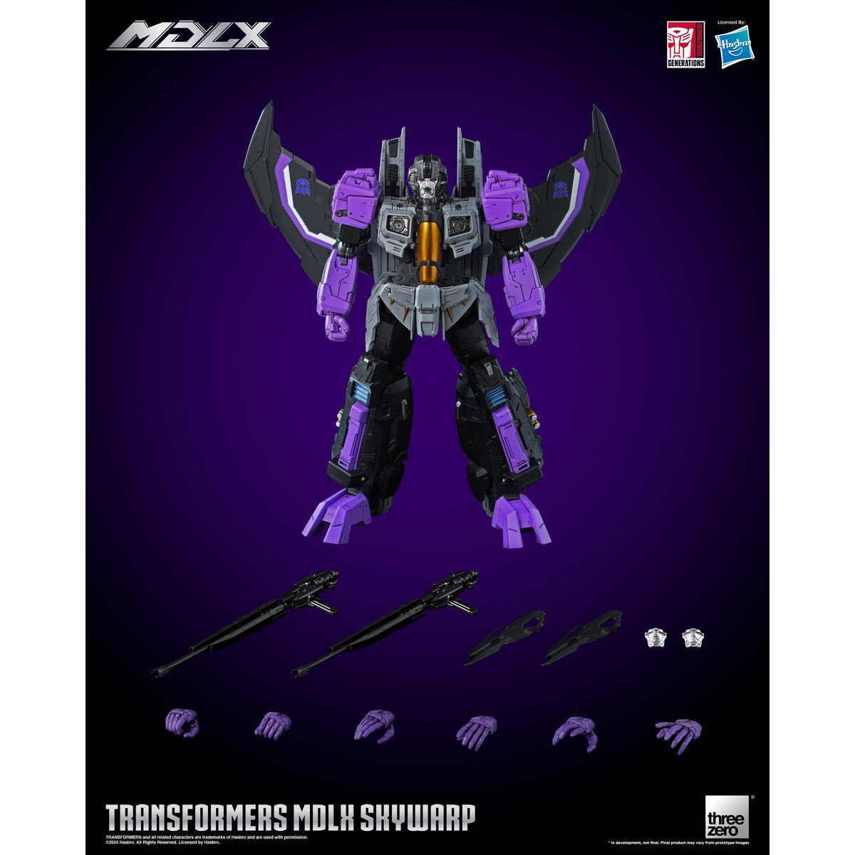 Transformers MDLX Skywarp By Threezero