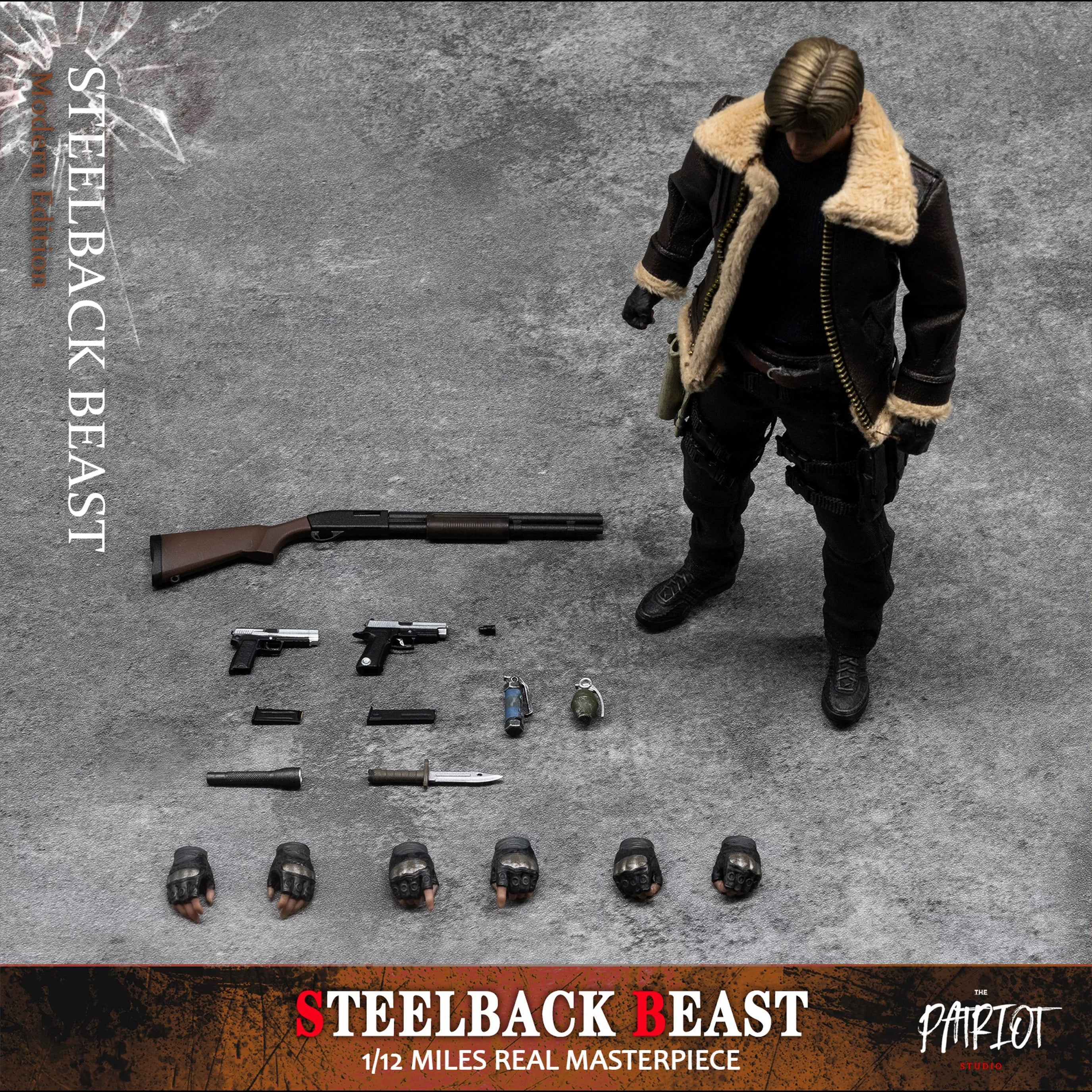Steelback Beast Modern Edition Action Figure By Patriot Studio