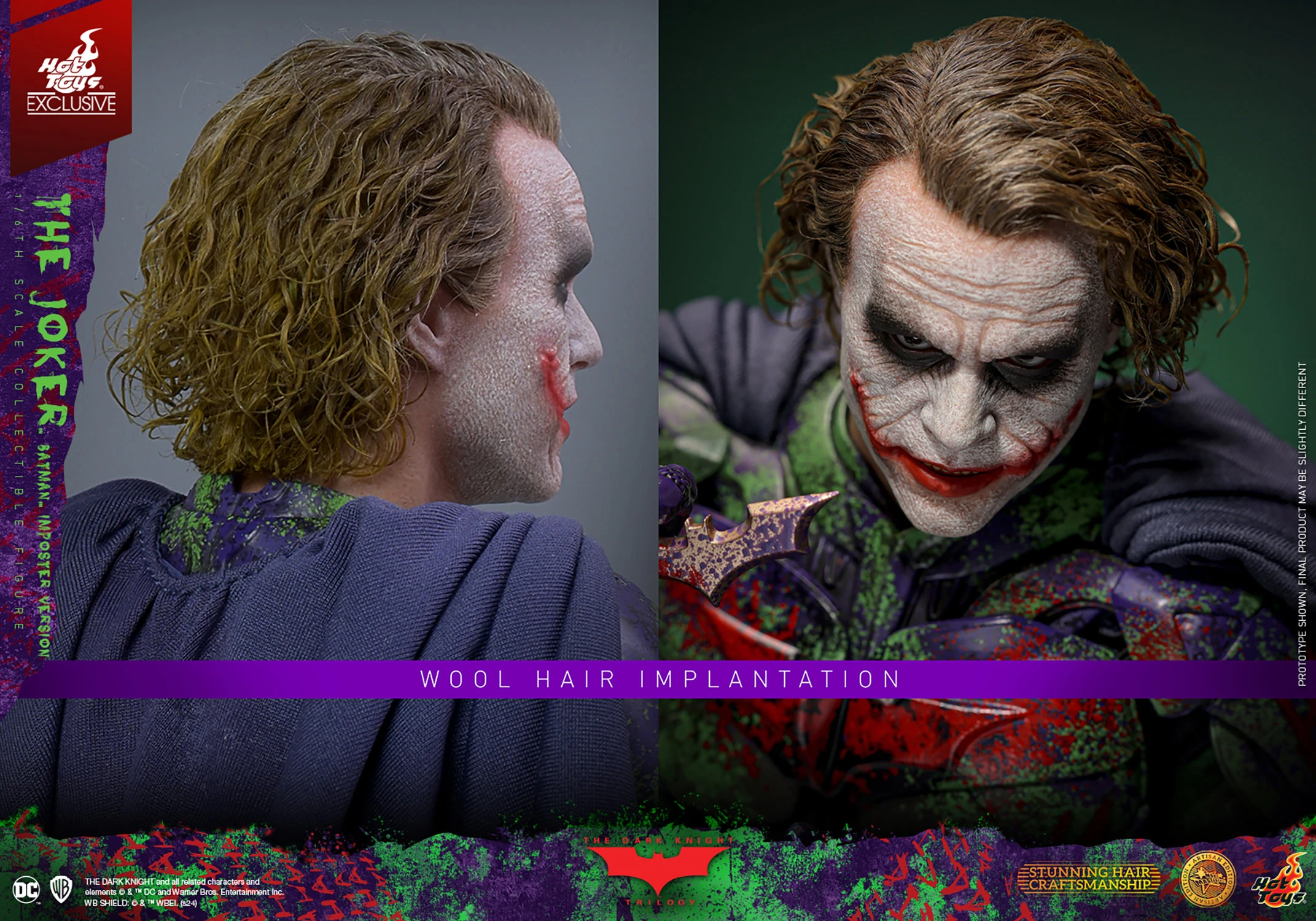 The Joker (Batman Imposter Version) (Artisan Edition) By Hot Toys