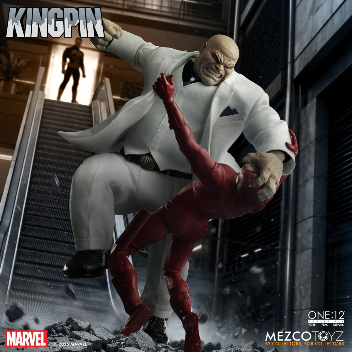Kingpin One:12 Collective Action Figure By Mezco