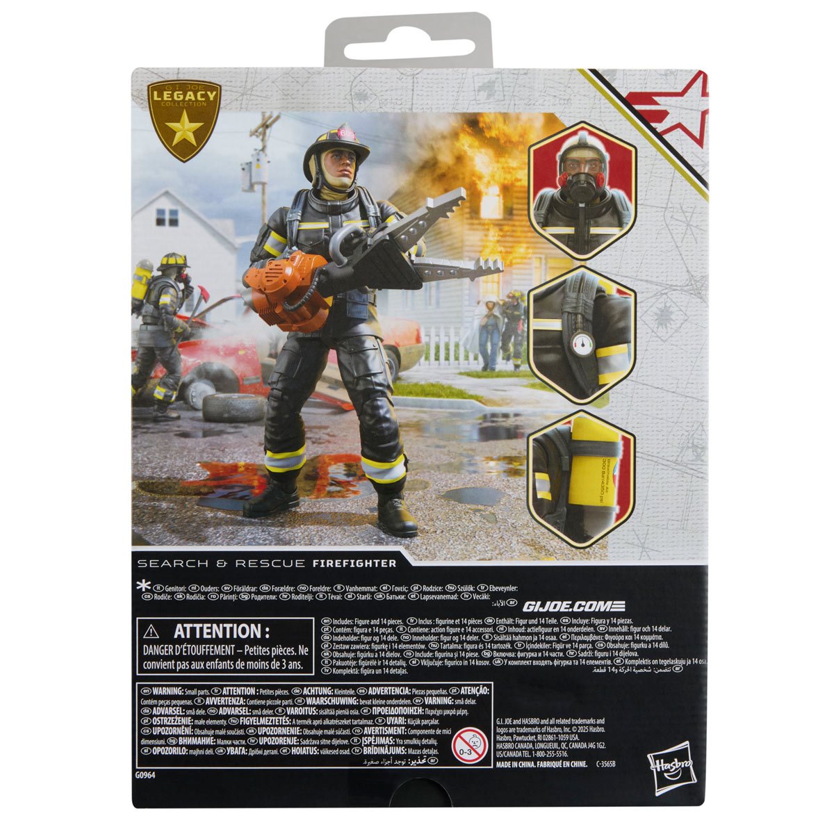 G.I. Joe Classified Series Search & Rescue Firefighter Action Figure