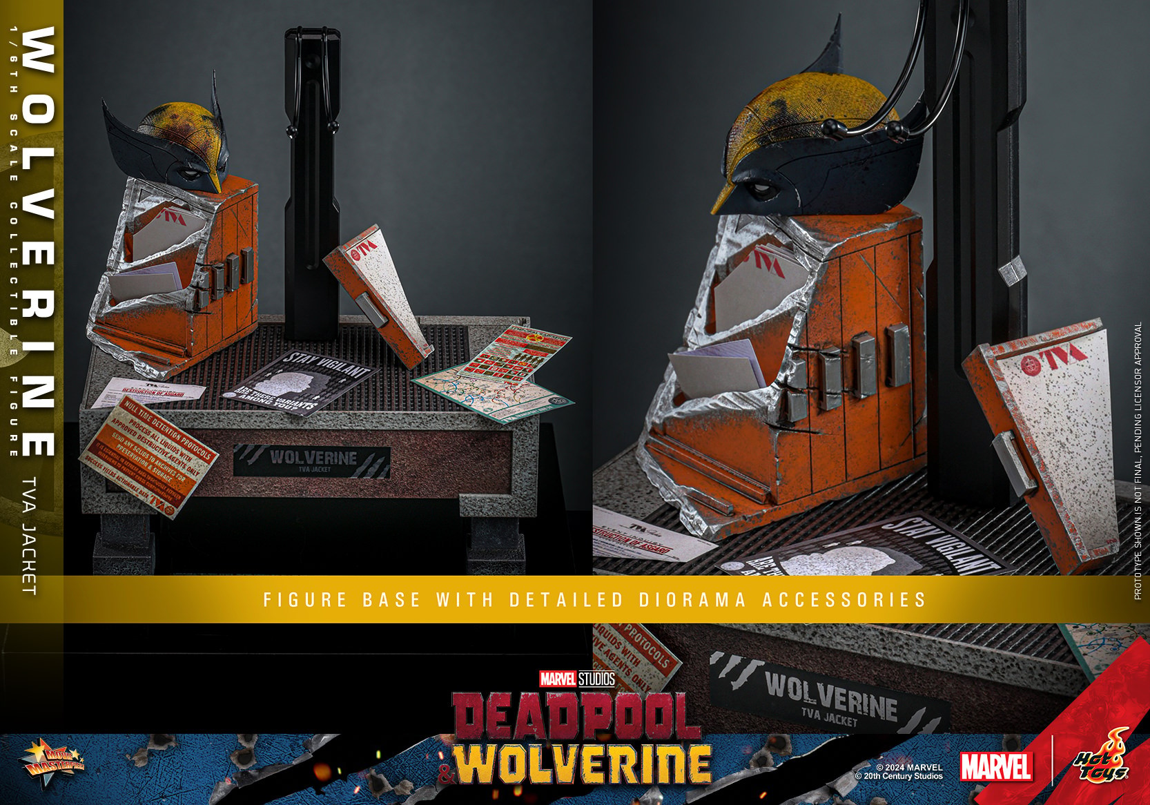 WOLVERINE (TVA JACKET VERSION) Sixth Scale Figure by Hot Toys