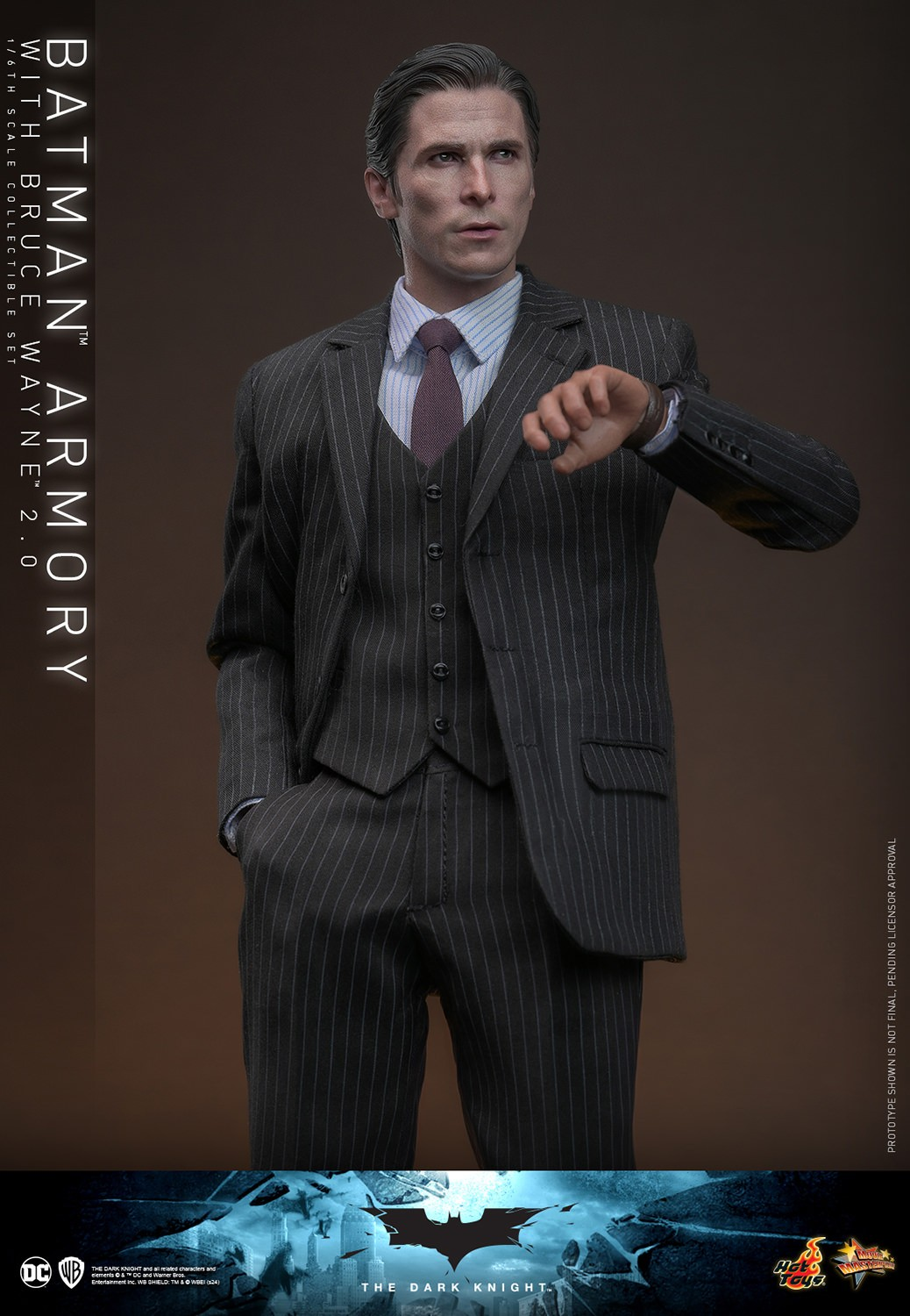 BATMAN ARMORY WITH BRUCE WAYNE (2.0) By Hot Toys