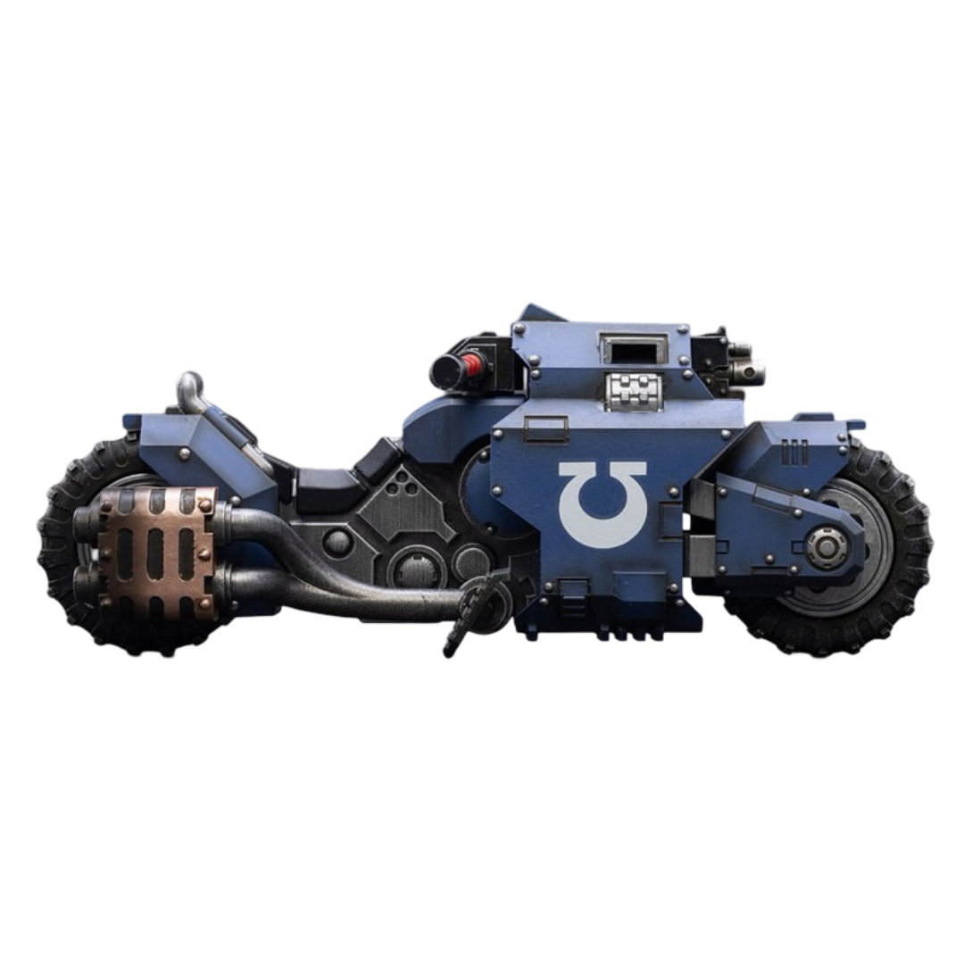 JOYTOY Warhammer 40k Ultramarines Raider-Pattern Combat Bike 1/18 Scale