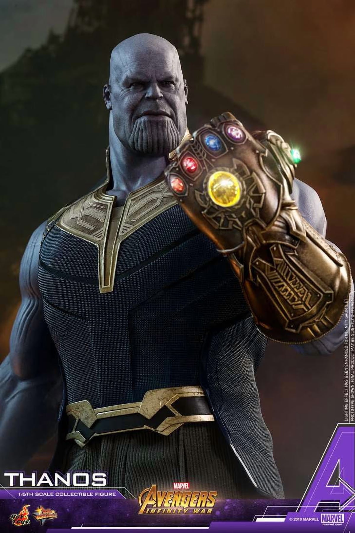 Avengers Infinity War Thanos Sixth Scale Figure By Hot Toys