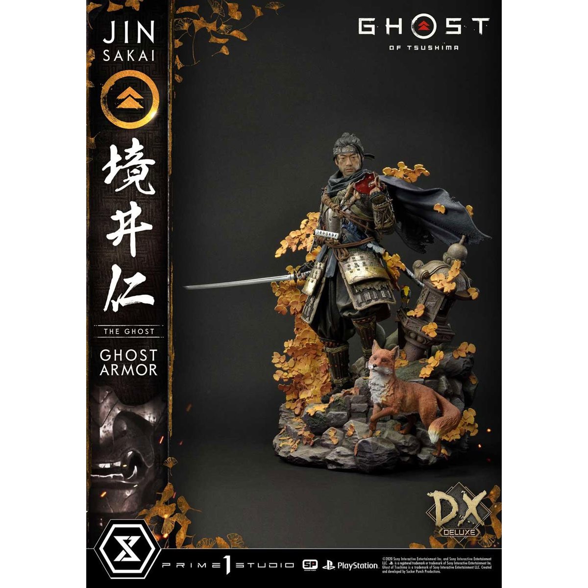 Ghost of Tsushima Jin Sakai Ghost Armor Deluxe Edition 1:4 Scale Statue