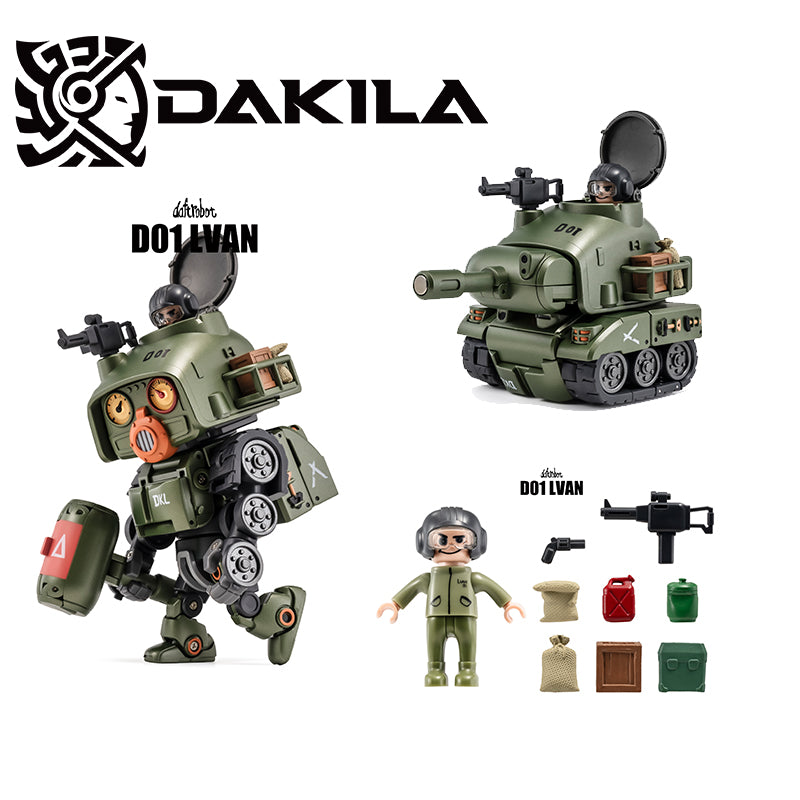 DAFTBOTS Series Hell March D01 LVAN Action Figure