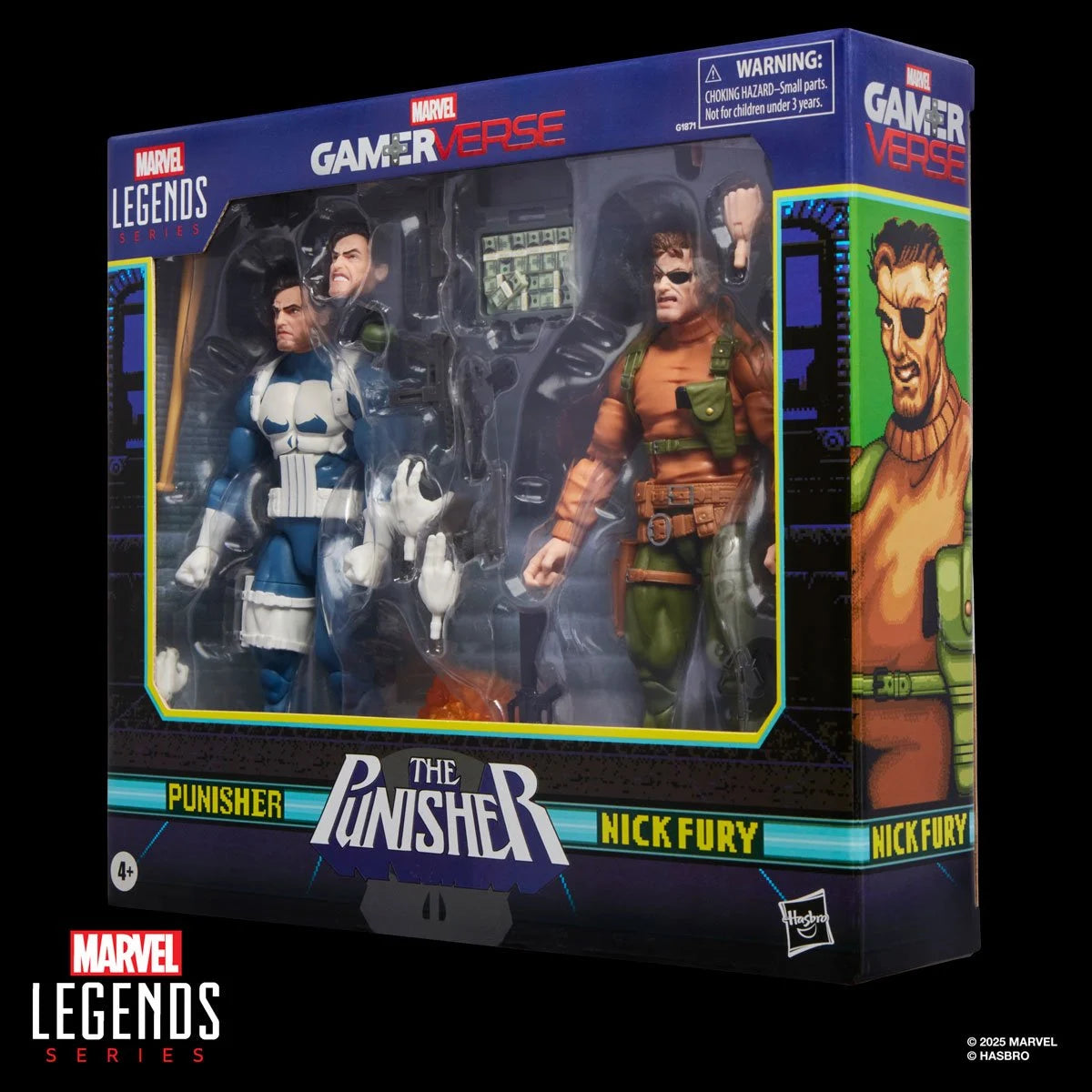 Punisher Marvel Legends Gamerverse Punisher and Nick Fury Action Figures