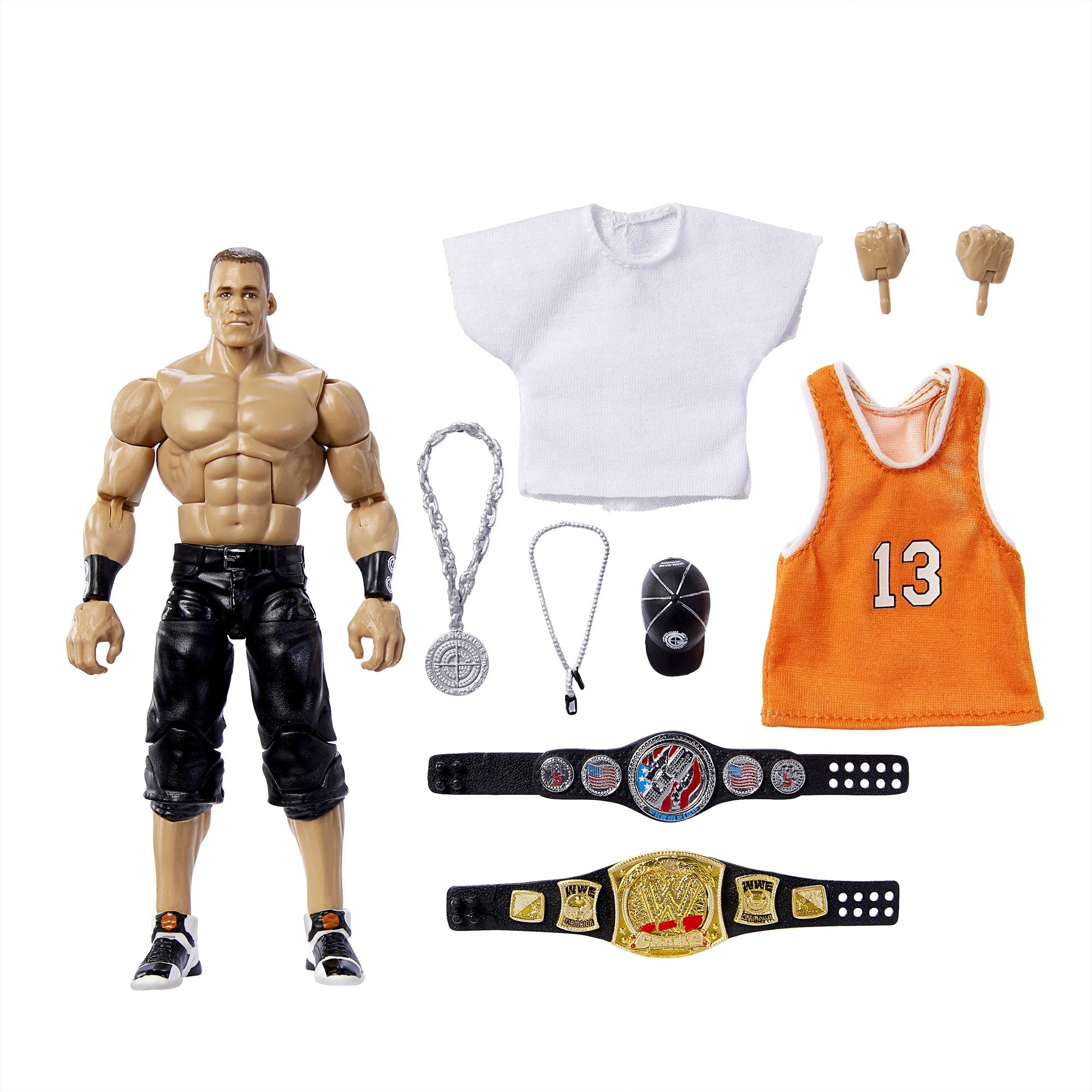 John Cena (2 Spinner Belts) WWE From the Vault Ringside Exclusive