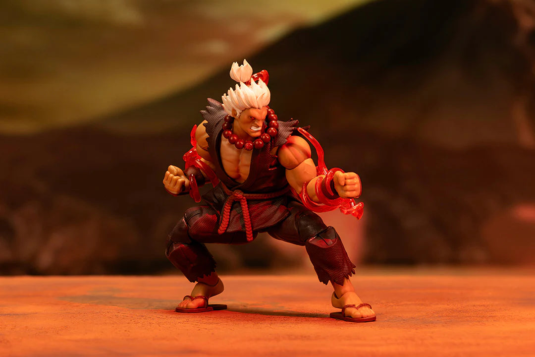 Ultra Street Fighter II Akuma Deluxe Player 2 Exclusive Action Figure By Jada Toys