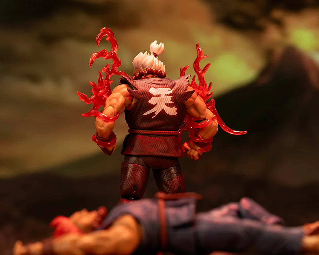 Ultra Street Fighter II Akuma Deluxe Player 2 Exclusive Action Figure By Jada Toys