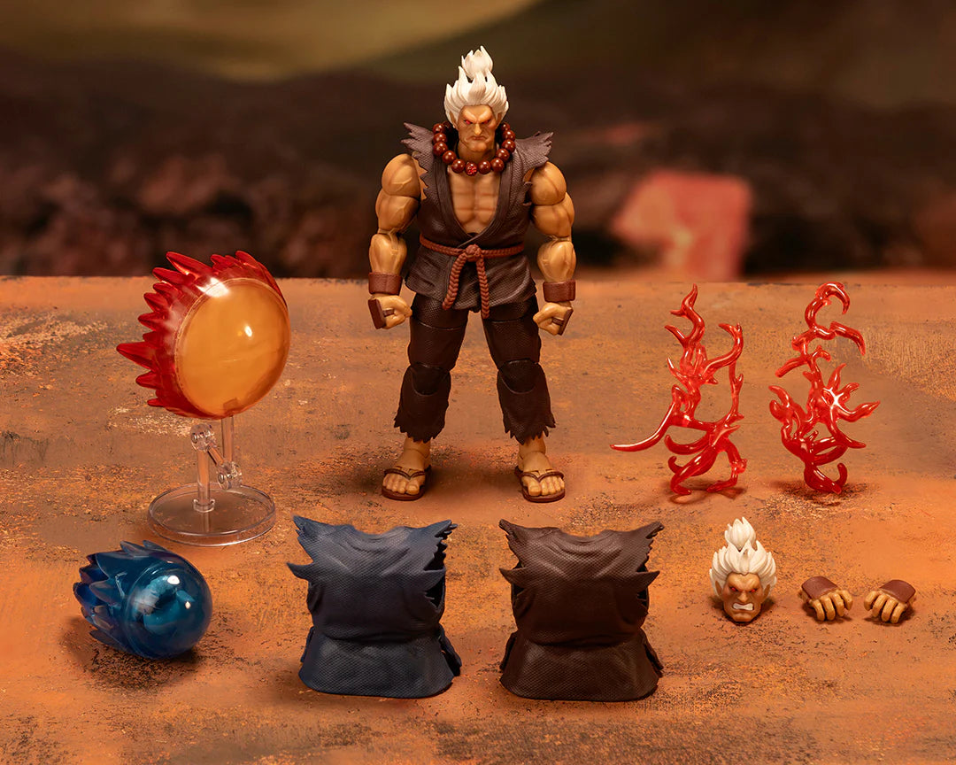 Ultra Street Fighter II Akuma Deluxe Player 2 Exclusive Action Figure By Jada Toys