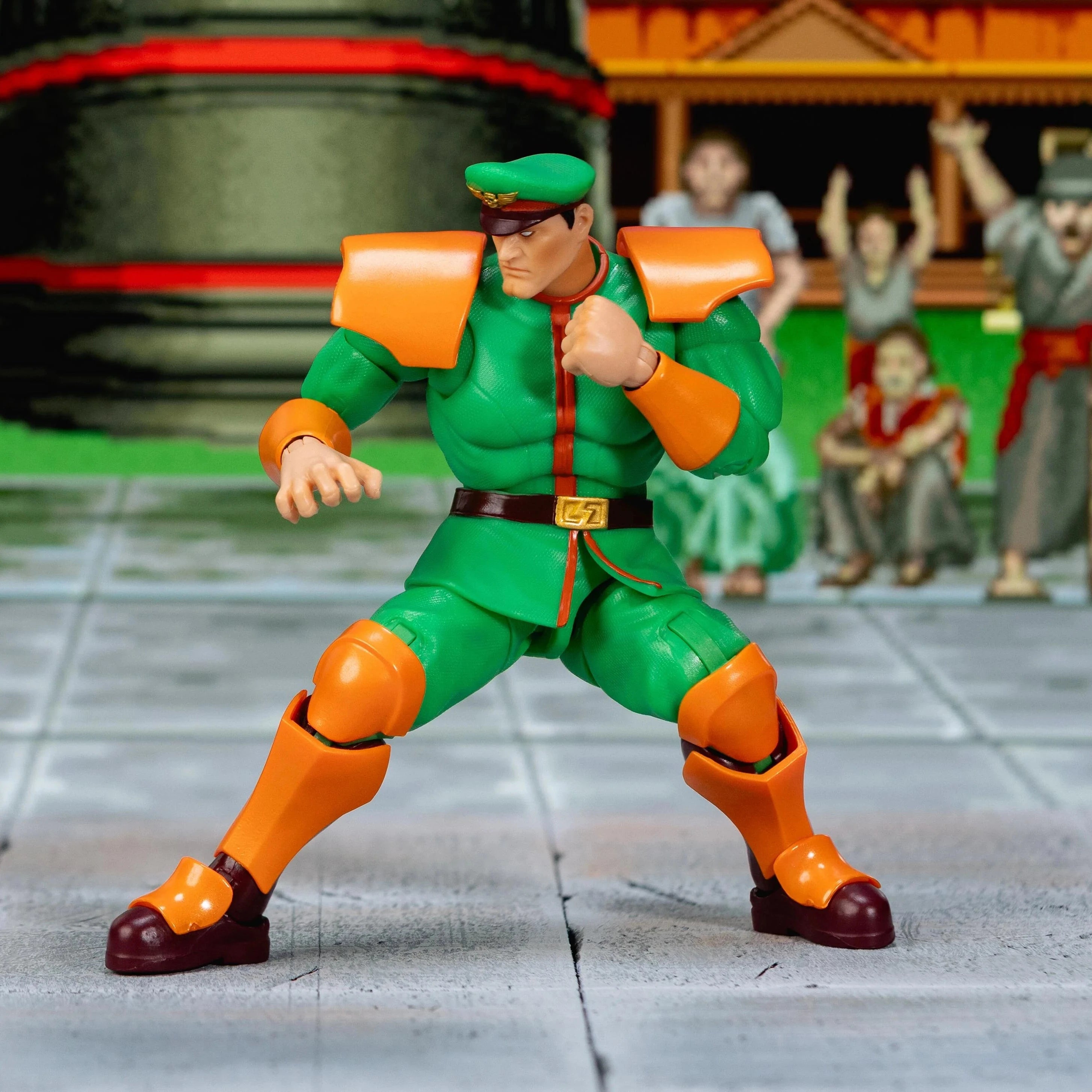 Ultra Street Fighter II M Bison (Green Player 2) SDCC 2025 Exclusive Action Figure