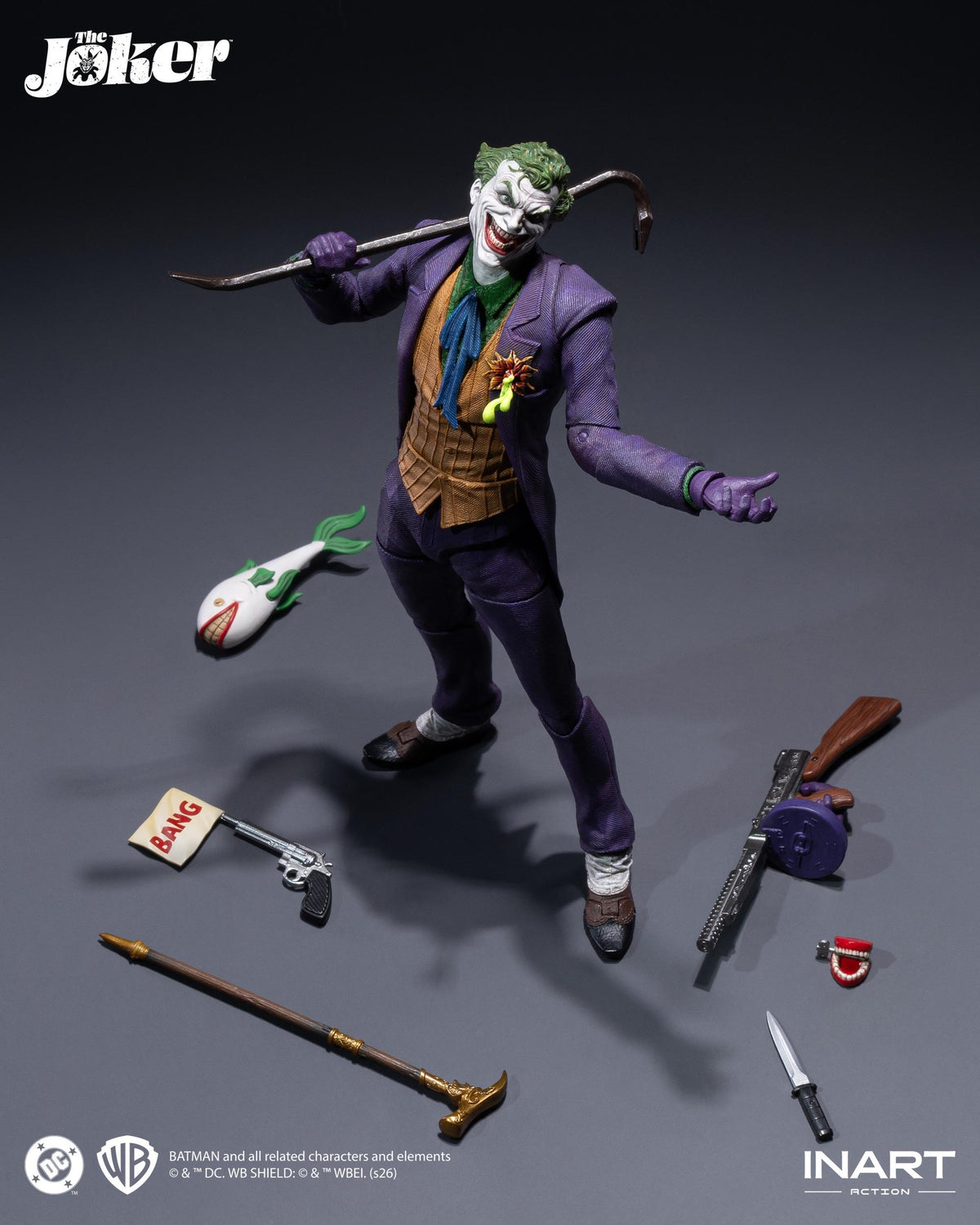[Pre-Order Deposit] The Joker 1/12 Collectible Figure by Inart Action