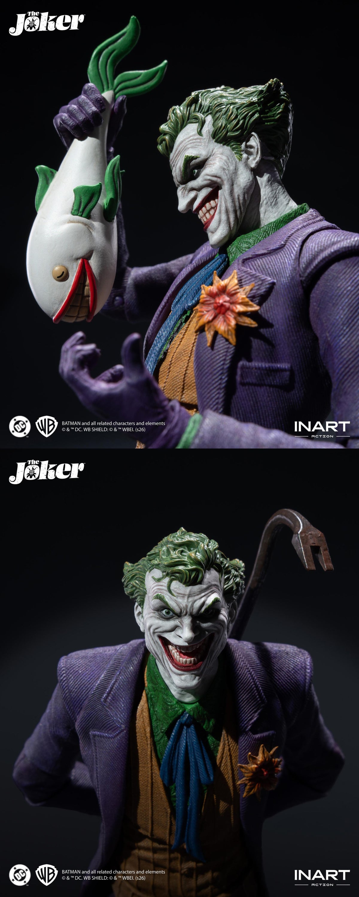[Pre-Order Deposit] The Joker 1/12 Collectible Figure by Inart Action