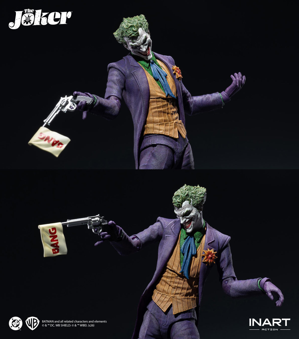 The Joker 1/12 Collectible Figure by Inart Action