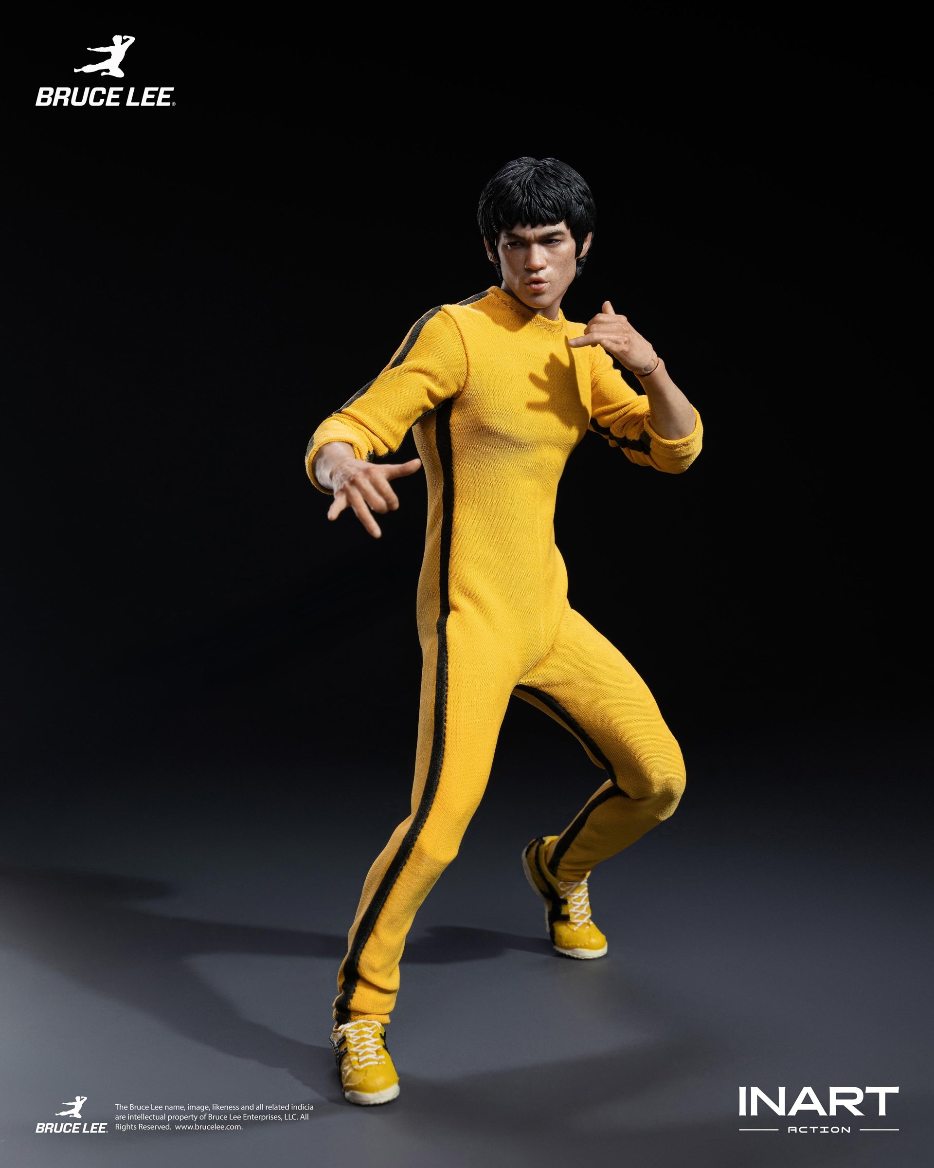 Bruce Lee (Yellow Jumpsuit) 1/12 Action Figure by INART Action