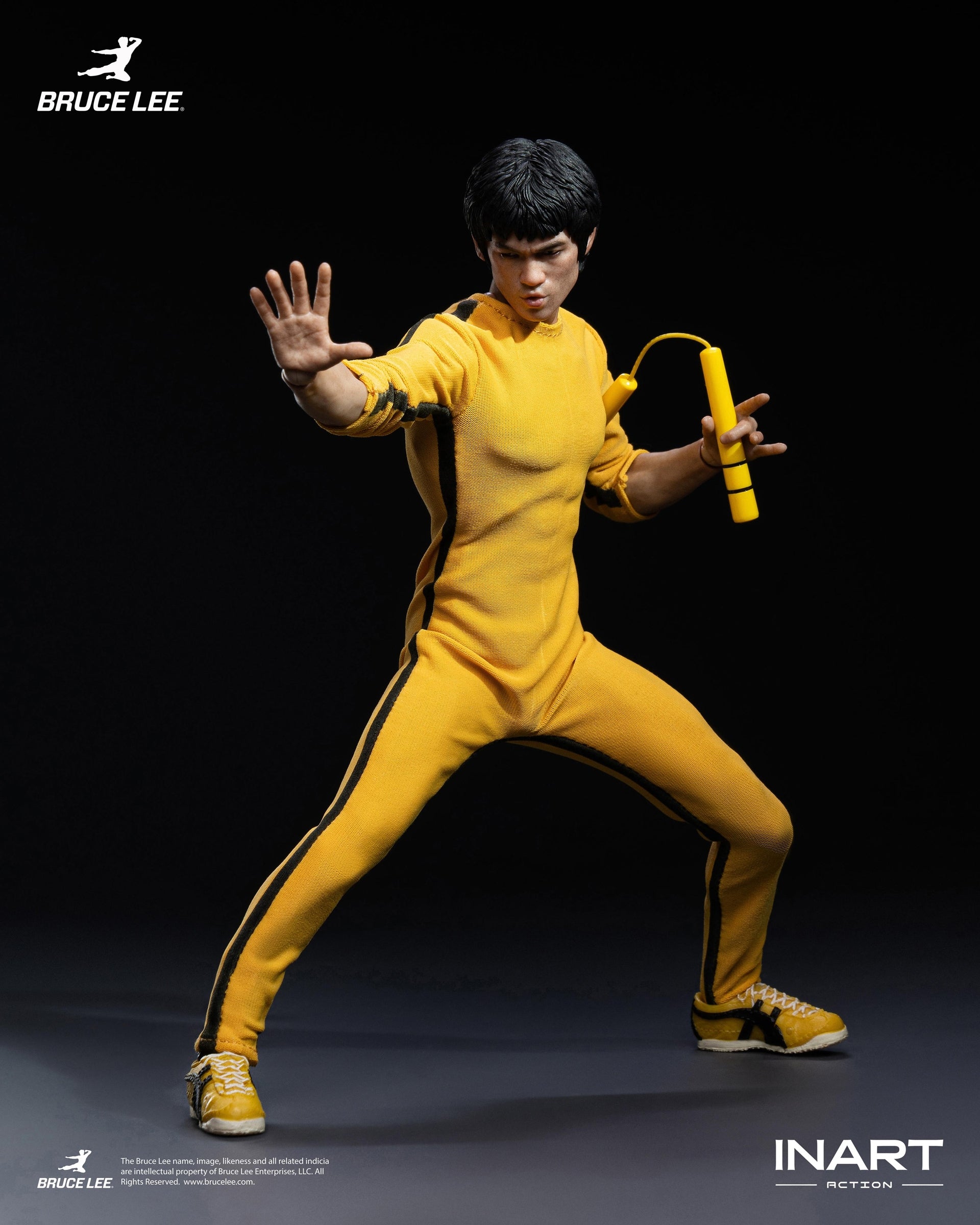 Bruce Lee (Yellow Jumpsuit) 1/12 Action Figure by INART Action