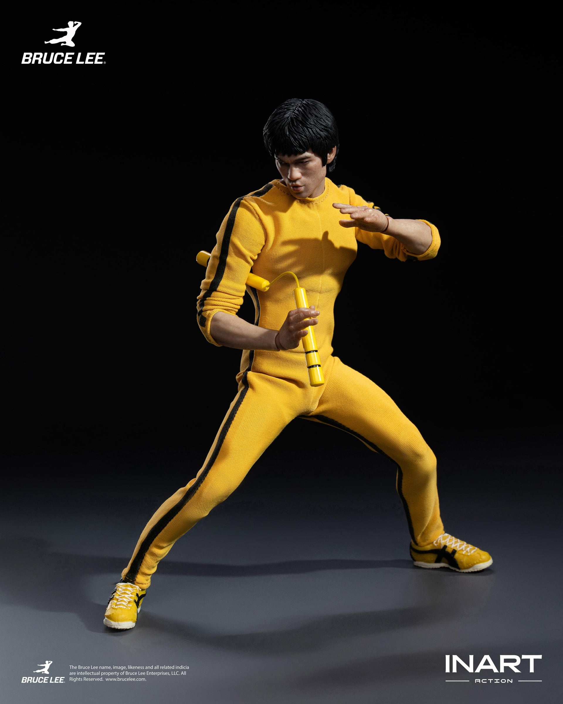 Bruce Lee (Yellow Jumpsuit) 1/12 Action Figure by INART Action
