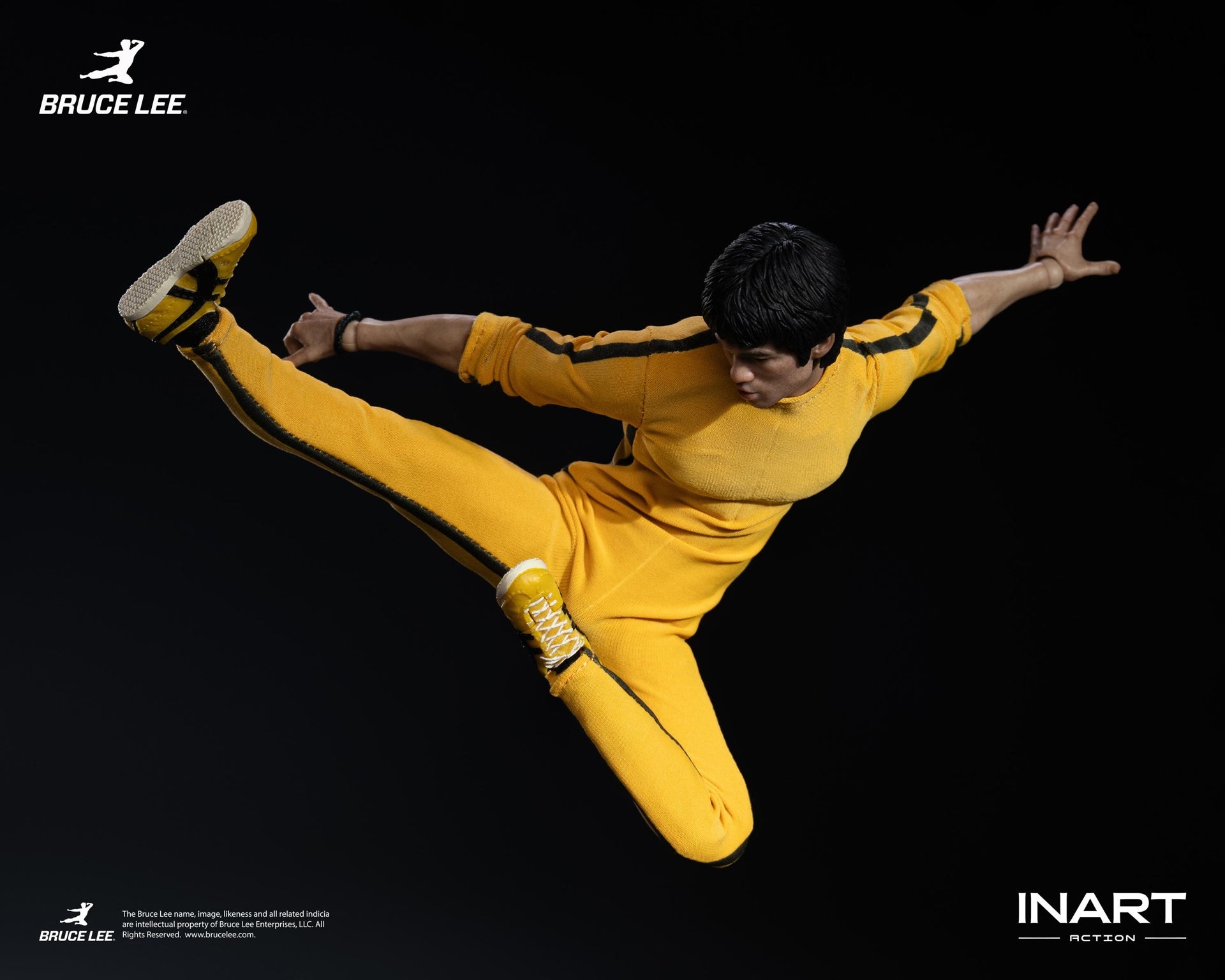 Bruce Lee (Yellow Jumpsuit) 1/12 Action Figure by INART Action