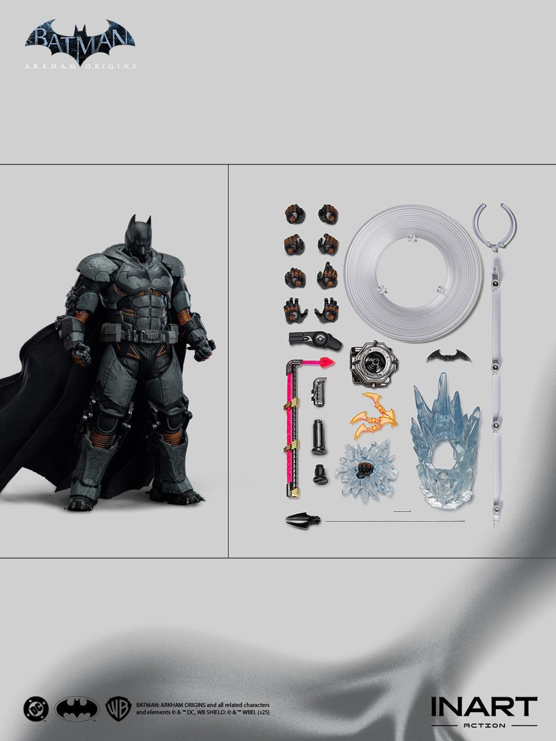 [Pre-Order Deposit] Batman: Arkham Origins - Batman (XE Suit) 1/12 Scale Figure by Inart Action