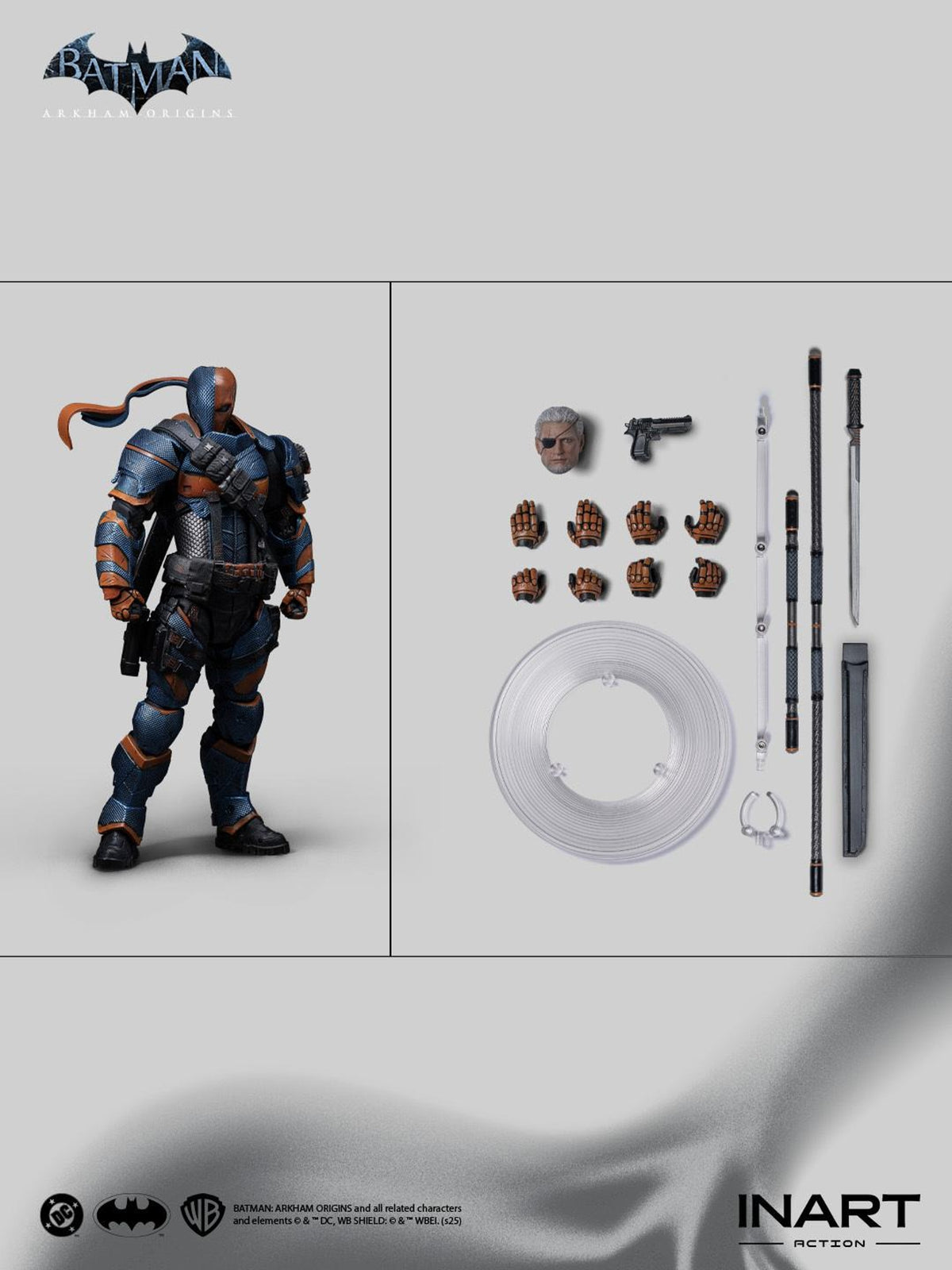 [Pre-Order Deposit] Batman: Arkham Origins Deathstroke 1/12 Scale Figure by Inart Action