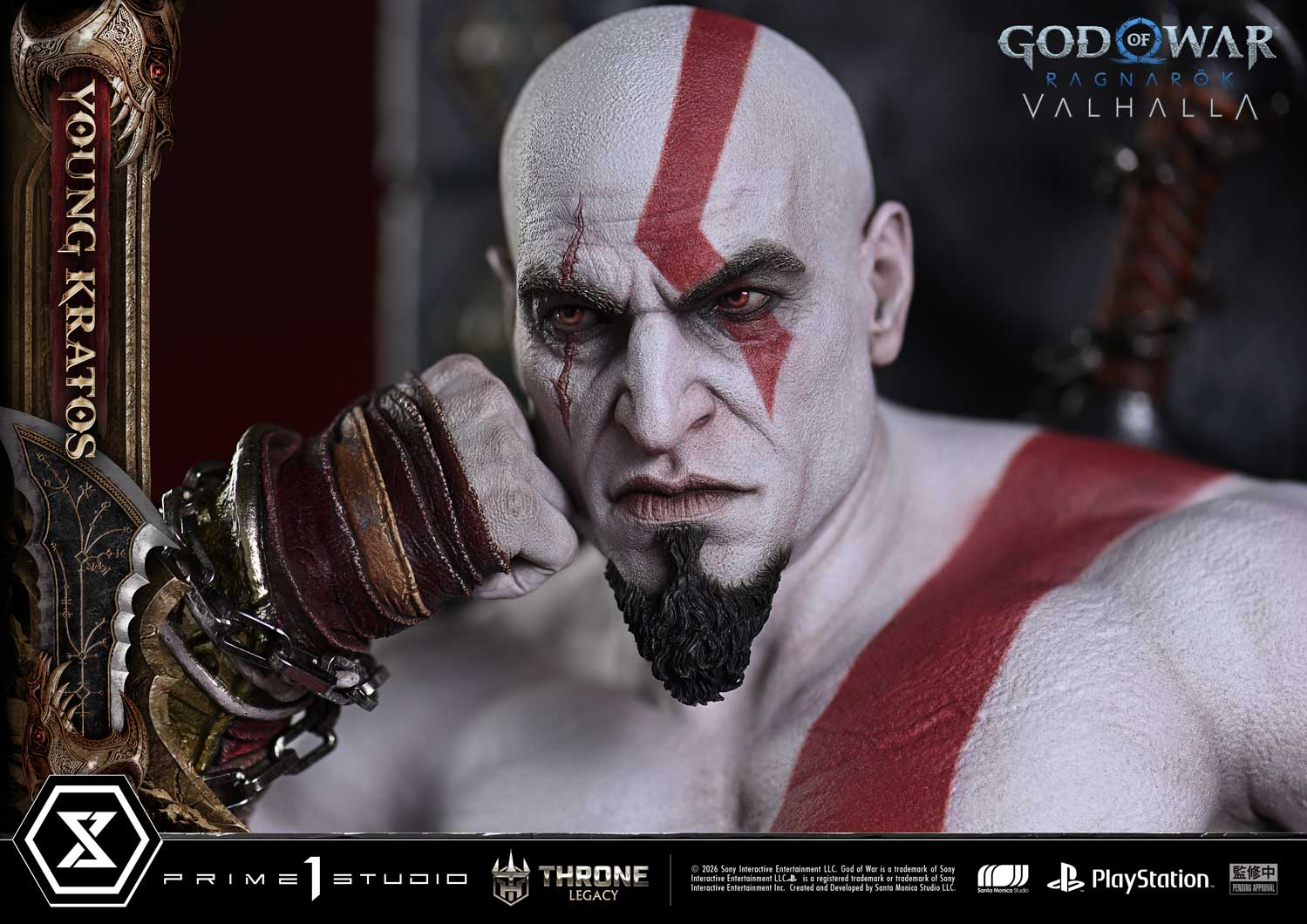 God of War: Ragnarok Young Kratos Bonus Version Statue