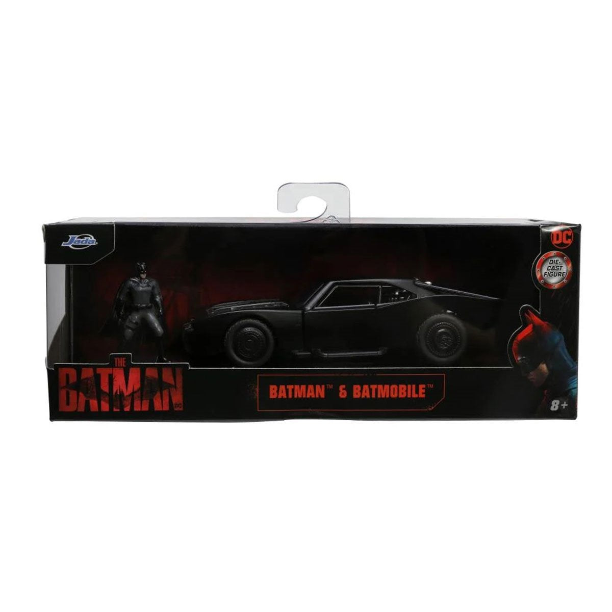 The Batman 2021 Batmobile 1:18 Scale Die-Cast Metal Vehicle with Batman Mini-Figure by Jada Toys