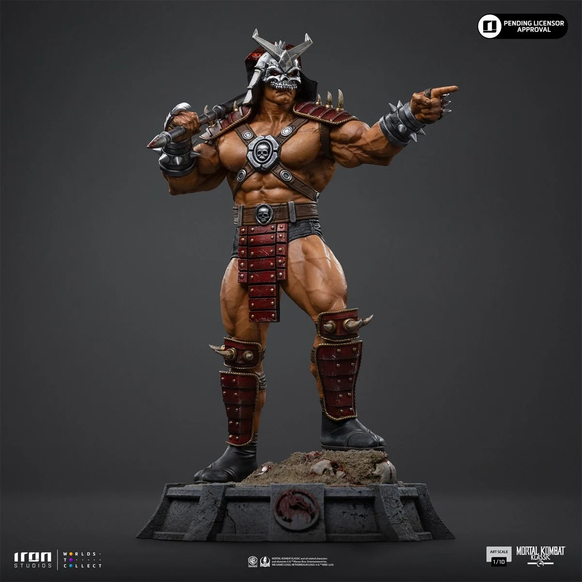 Mortal Kombat Shao Kahn Emperor of Outworld Limited Edition Statue By Iron Studios