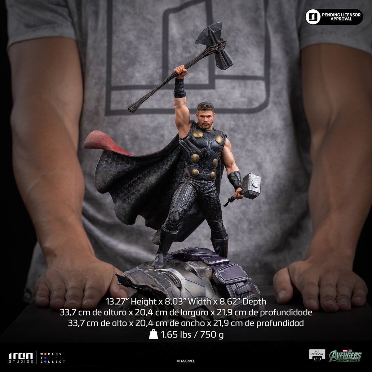 Avengers: Doomsday Thor Battle Diorama Series Art Scale 1:10 Statue By Iron Studio