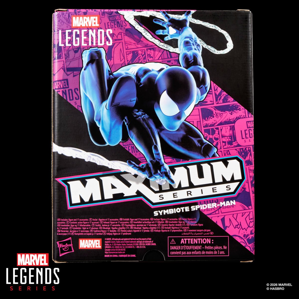Marvel Legends Maximum Series Symbiote Spider-Man Action Figure