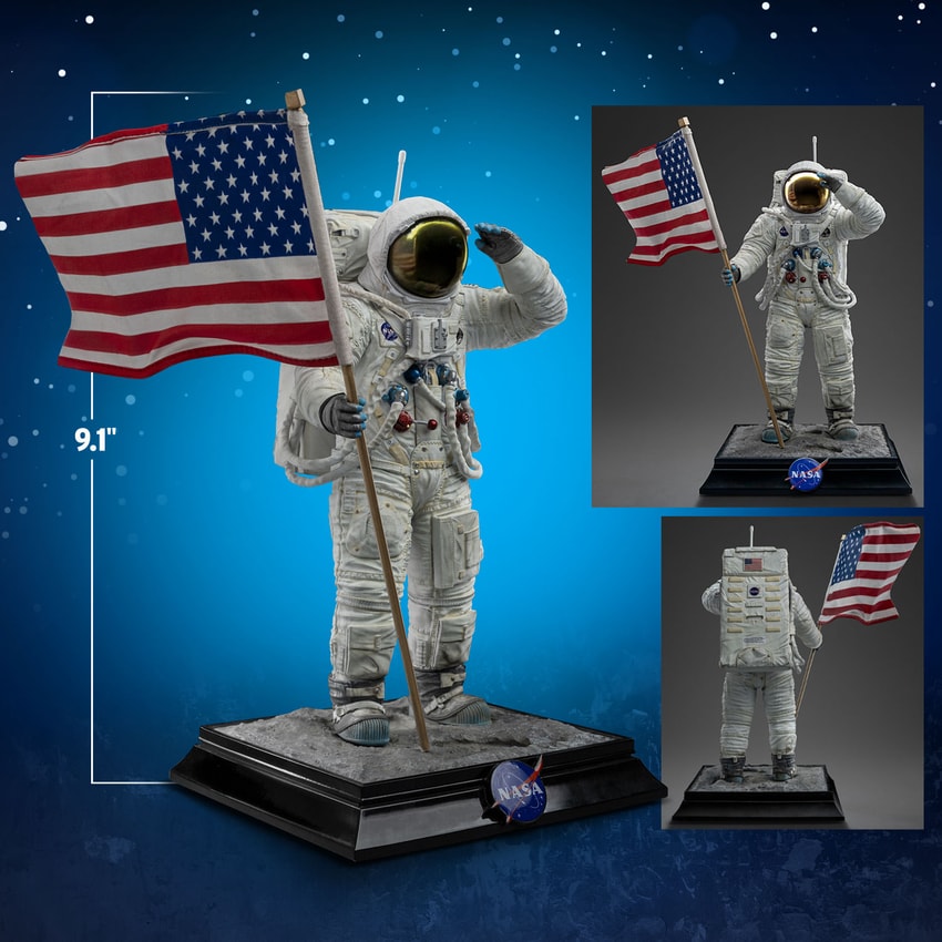 Apollo 11 Astronaut 1/10 Statue by Iron Studios