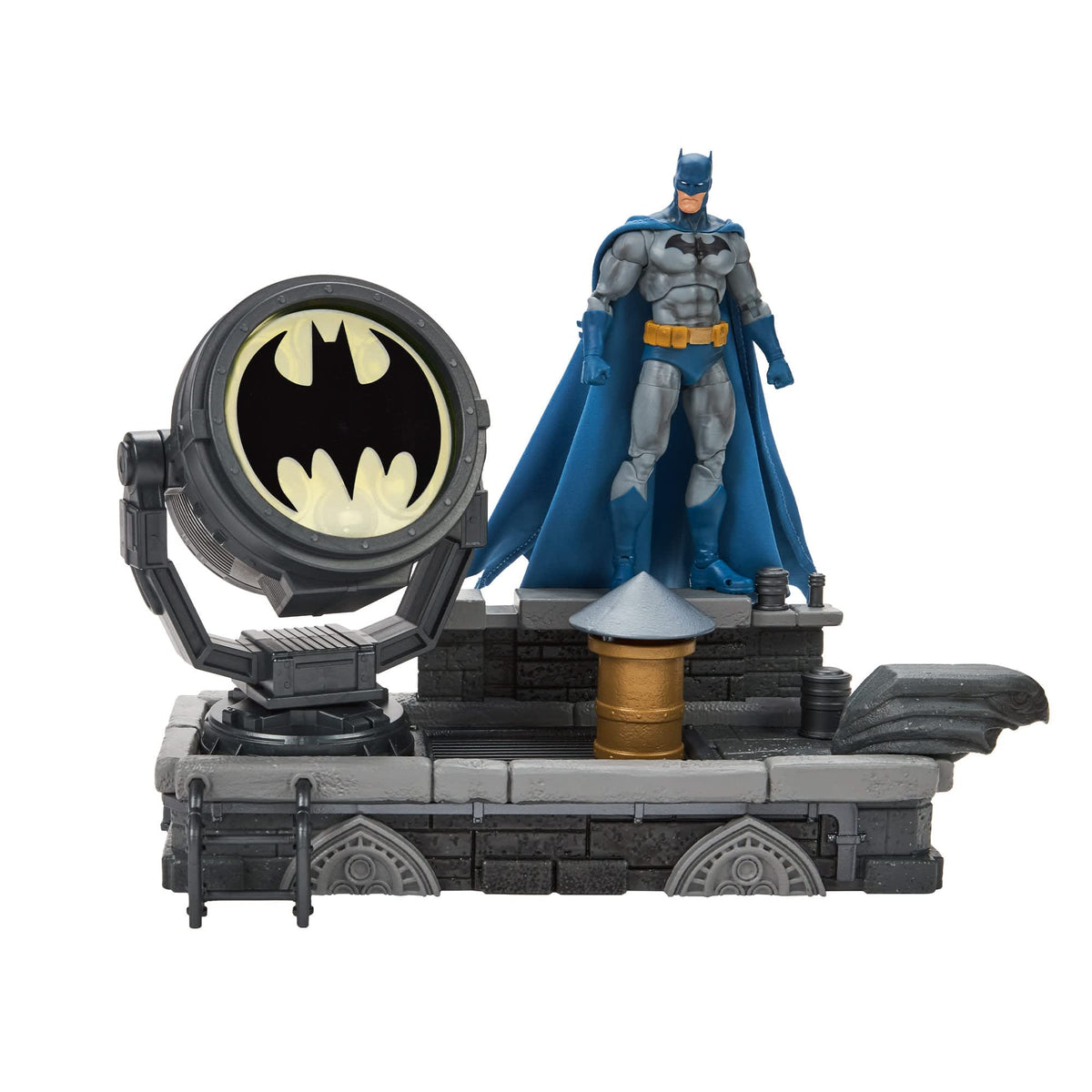 DC Premium Batman: Hush Rooftop Bat-Signal Diorama Set by Mattel
