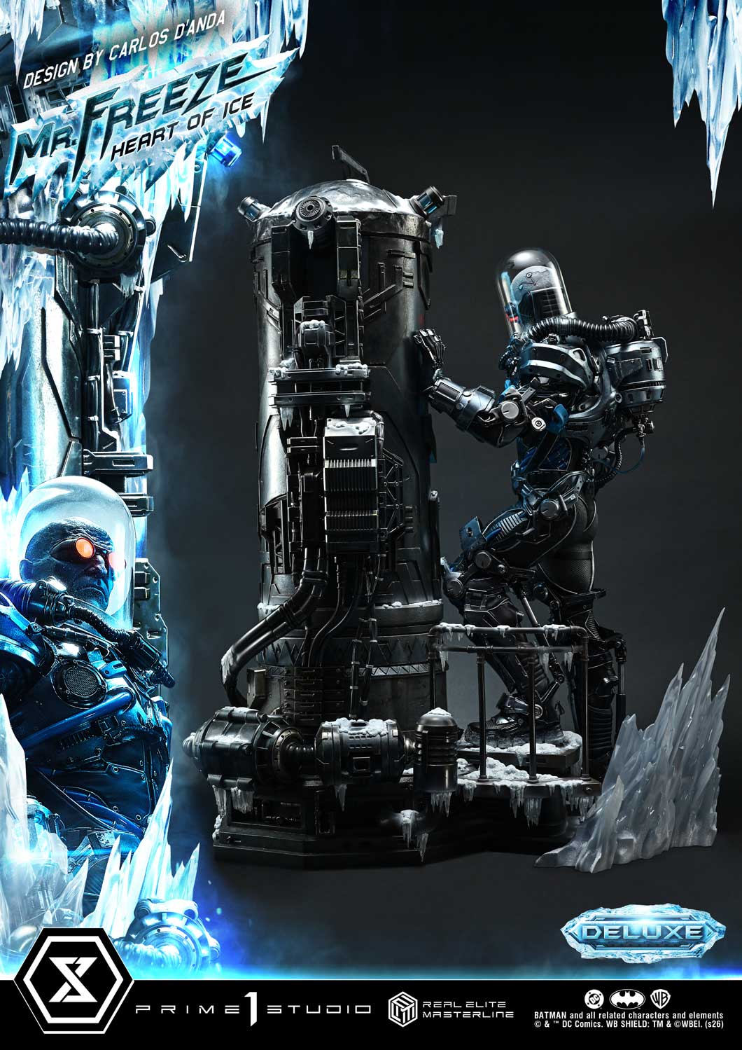 Mr. Freeze Heart of Ice (Design by Carlos D'Anda) DX Bonus Ver. 1/3 statue By Prime 1 Studio