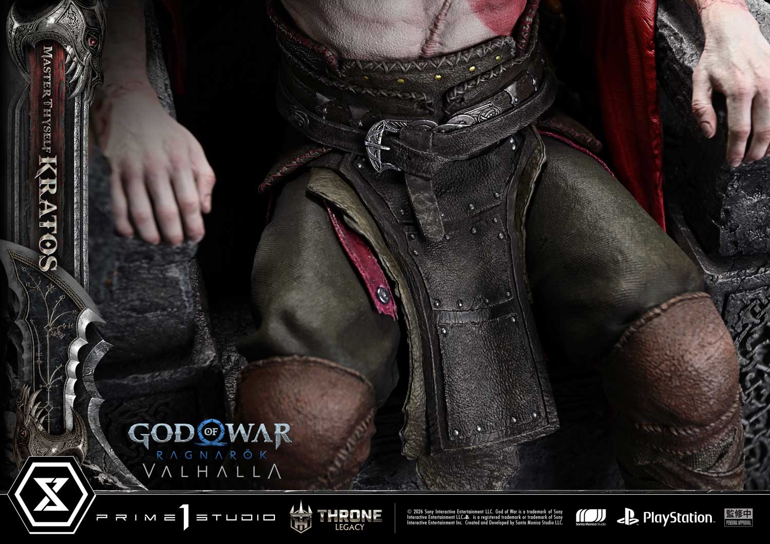 God of War: Ragnarok Master Thyself Kratos Bonus Version Statue