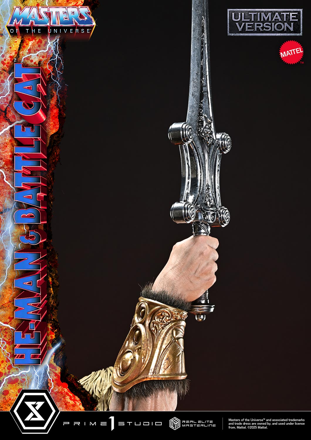 Masters of the Universe He-Man & Battle Cat Ultimate Bonus version By Prime 1 Studio