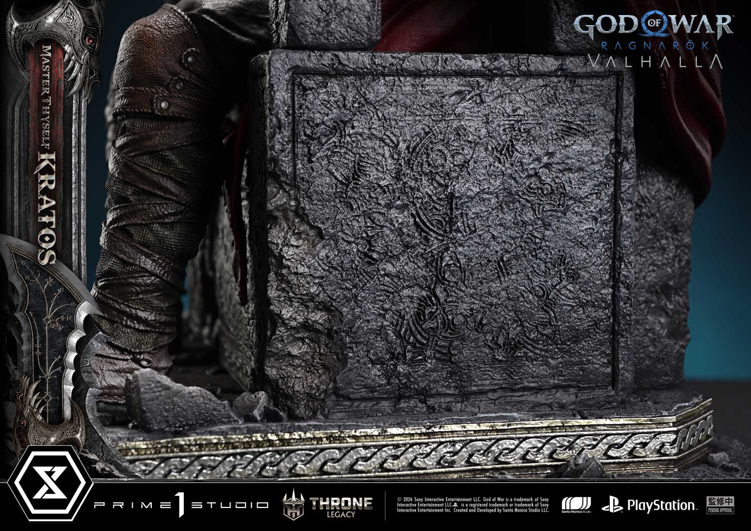 God of War: Ragnarok Master Thyself Kratos Bonus Version Statue